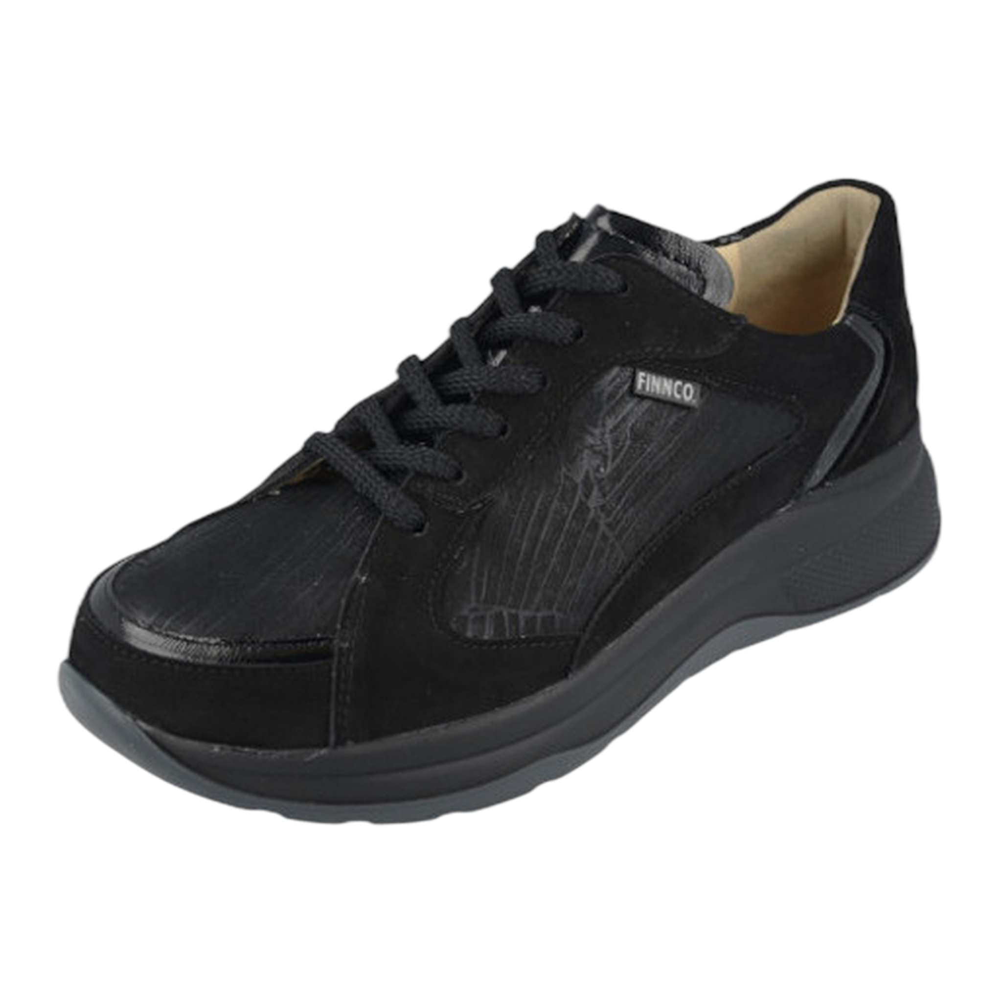 Finn Comfort - Piccadilly - Schwarz/Nero Nubuk/Knautschlack/Crumble FW23 / M / M5/W7