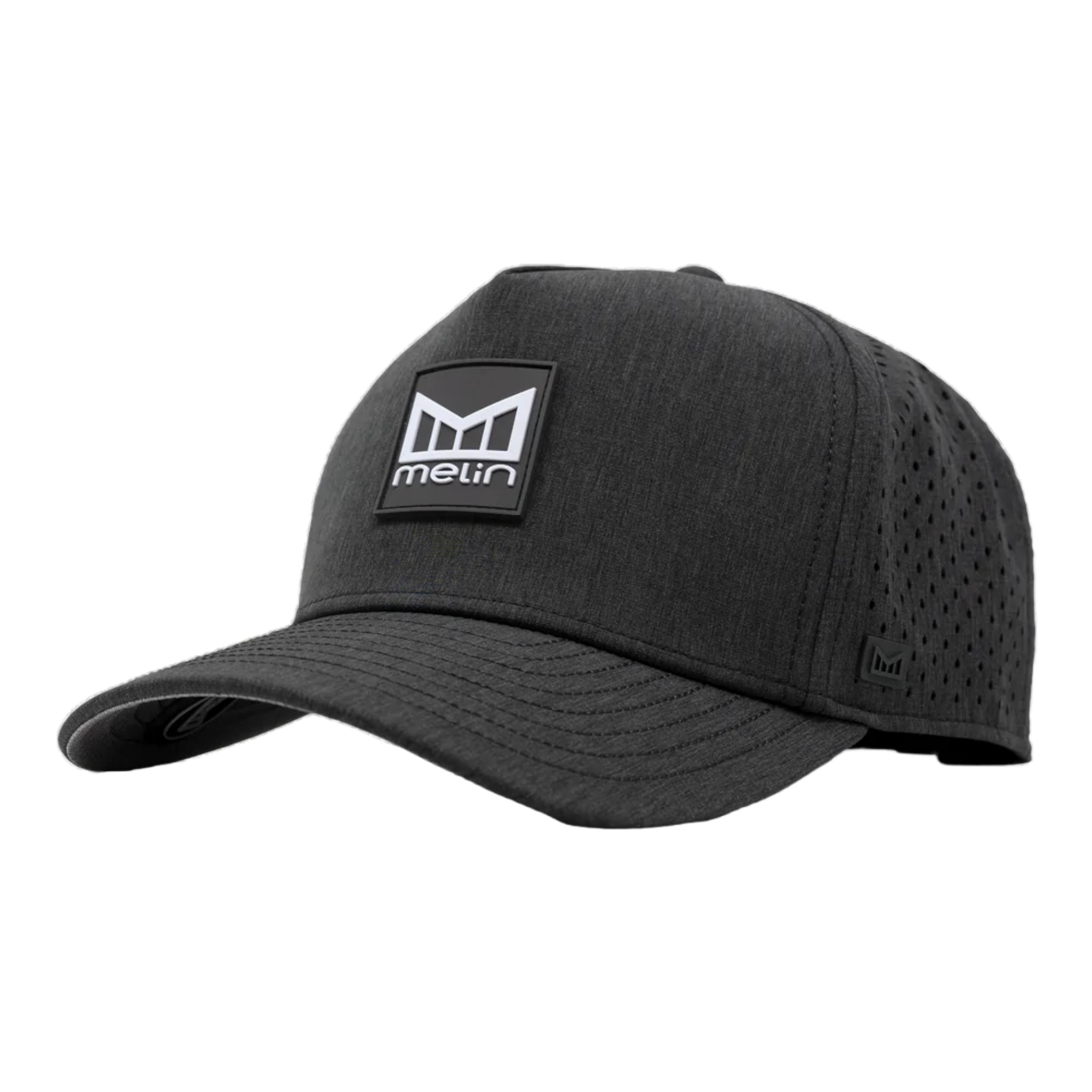 Melin Hydro Odyssey Stacked Hat - Black Small