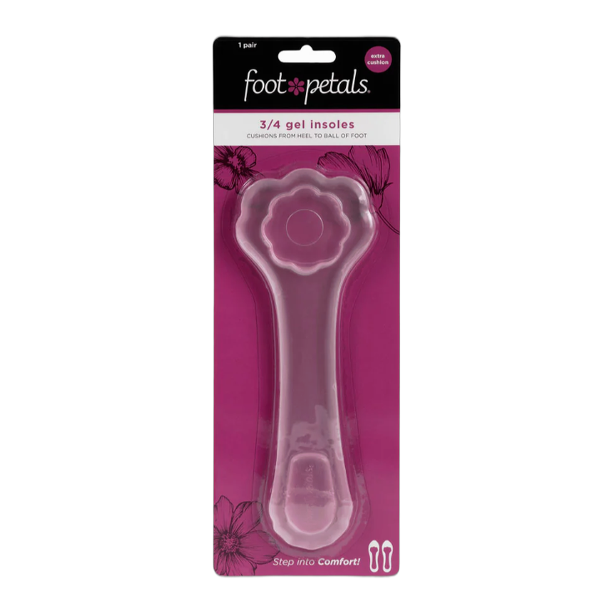 Foot Petals - 3/4 Insert Cushions - One Size