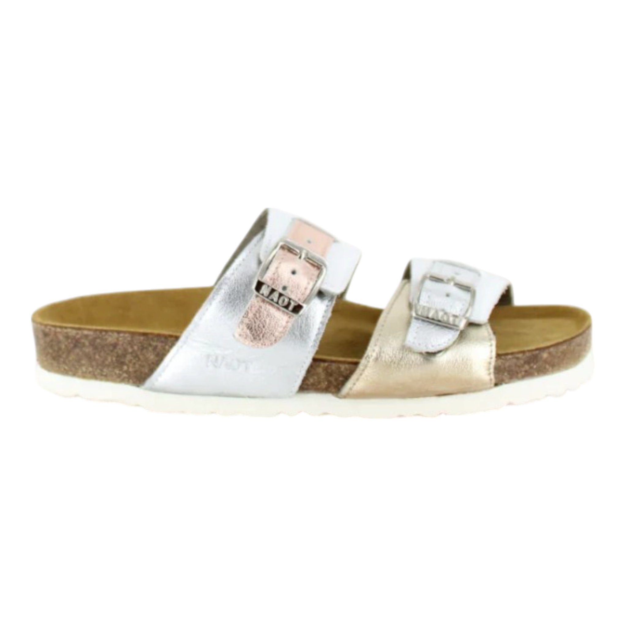 Naot - Women's Santa Cruz - Metallic White Lthr Combo / M / 36