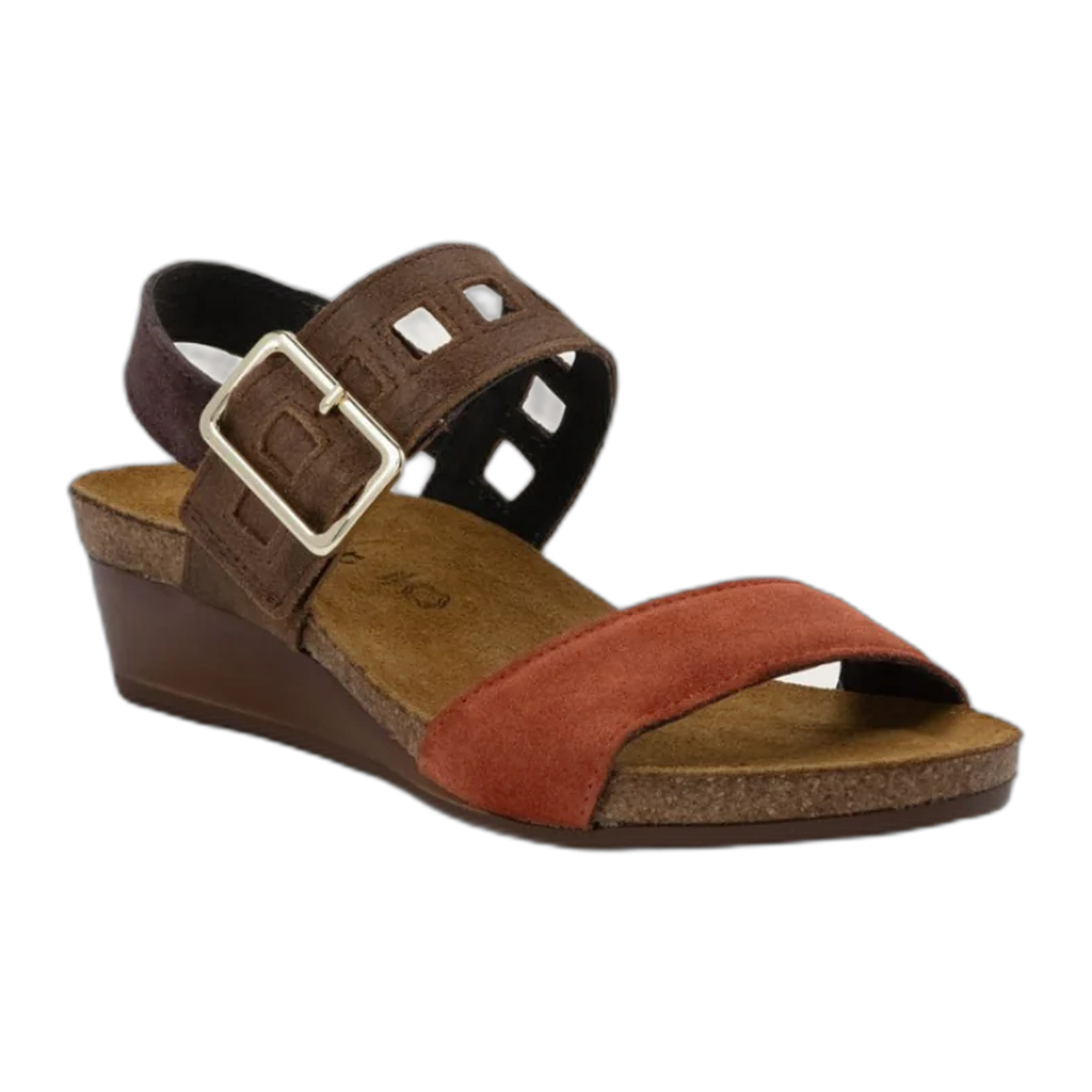 Naot - Dynasty - Spice Suede/Antique Brown Suede/Cordovan Suede / M / 35