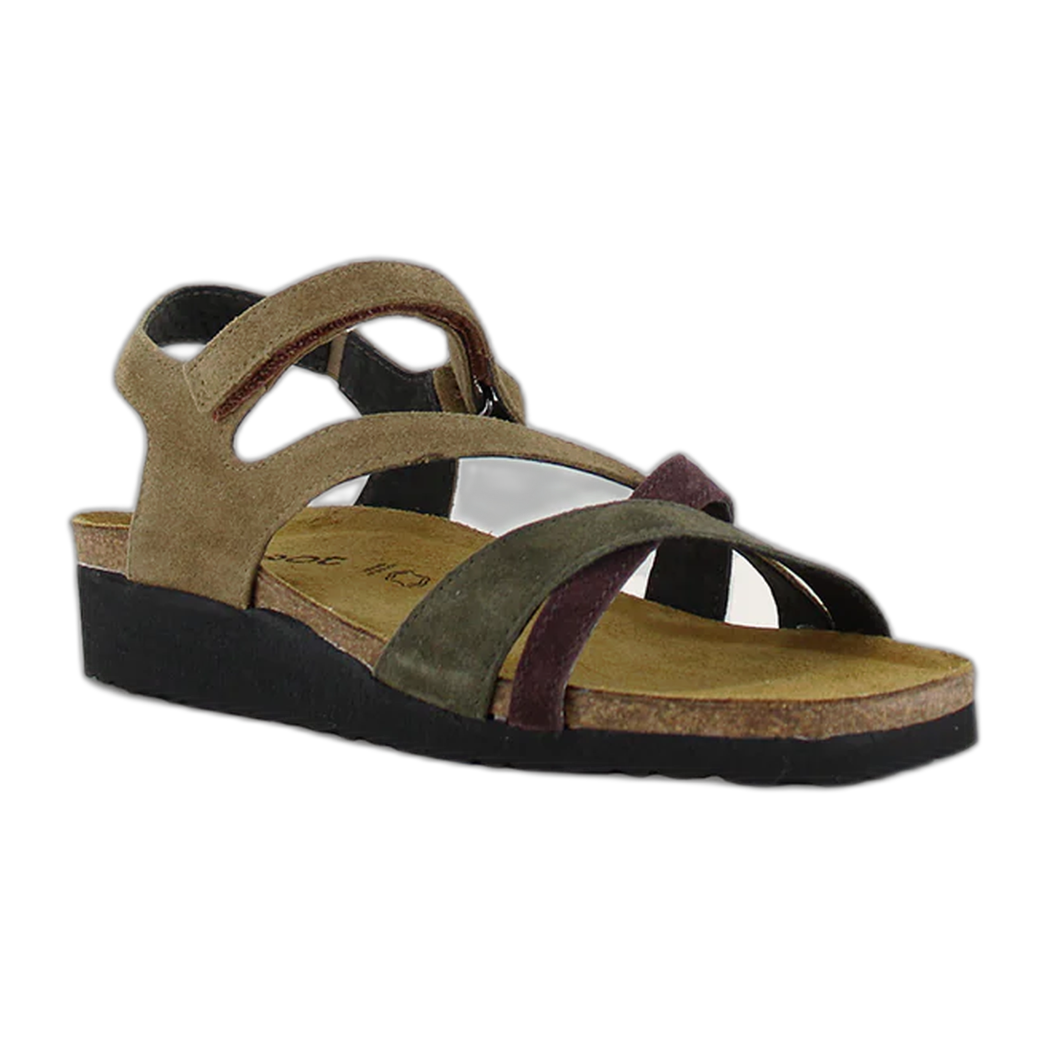 Naot - Sophia - Acorn Suede/Oily Olive Suede/Cordovan Suede / M / 35