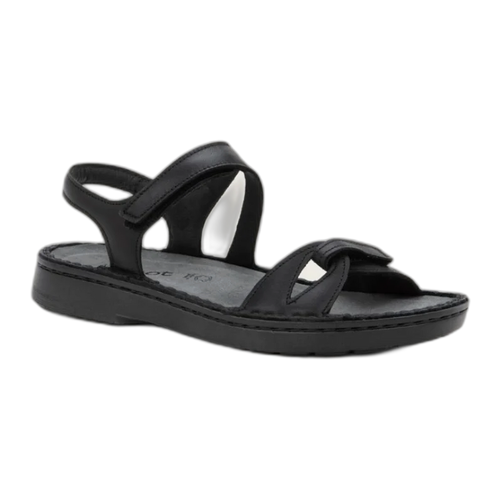 (取寄) ナオト レディース  Naot women Evora Jet Black Leather Naot Women's Evora Jet Black Leather - Dardano's Shoes