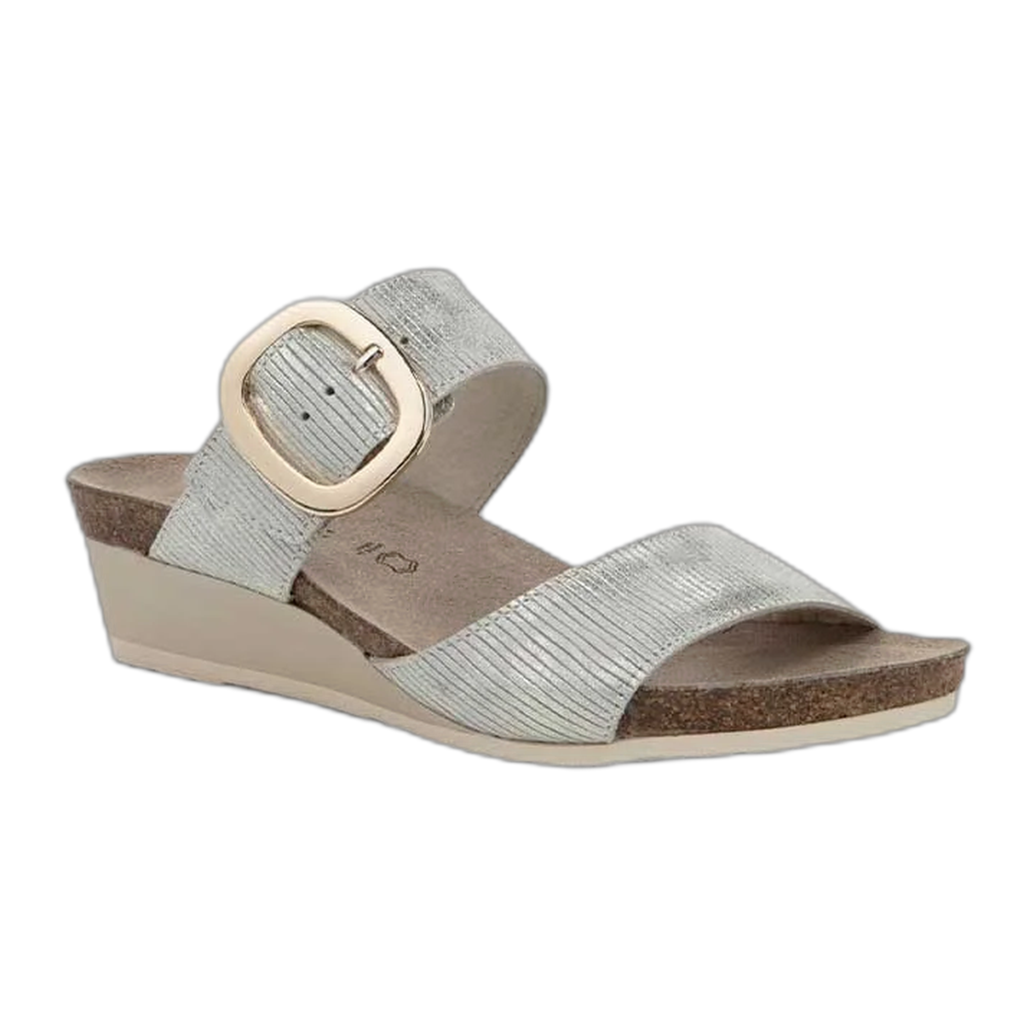 Naot - Magic - Platinum Striped Suede / M / 35