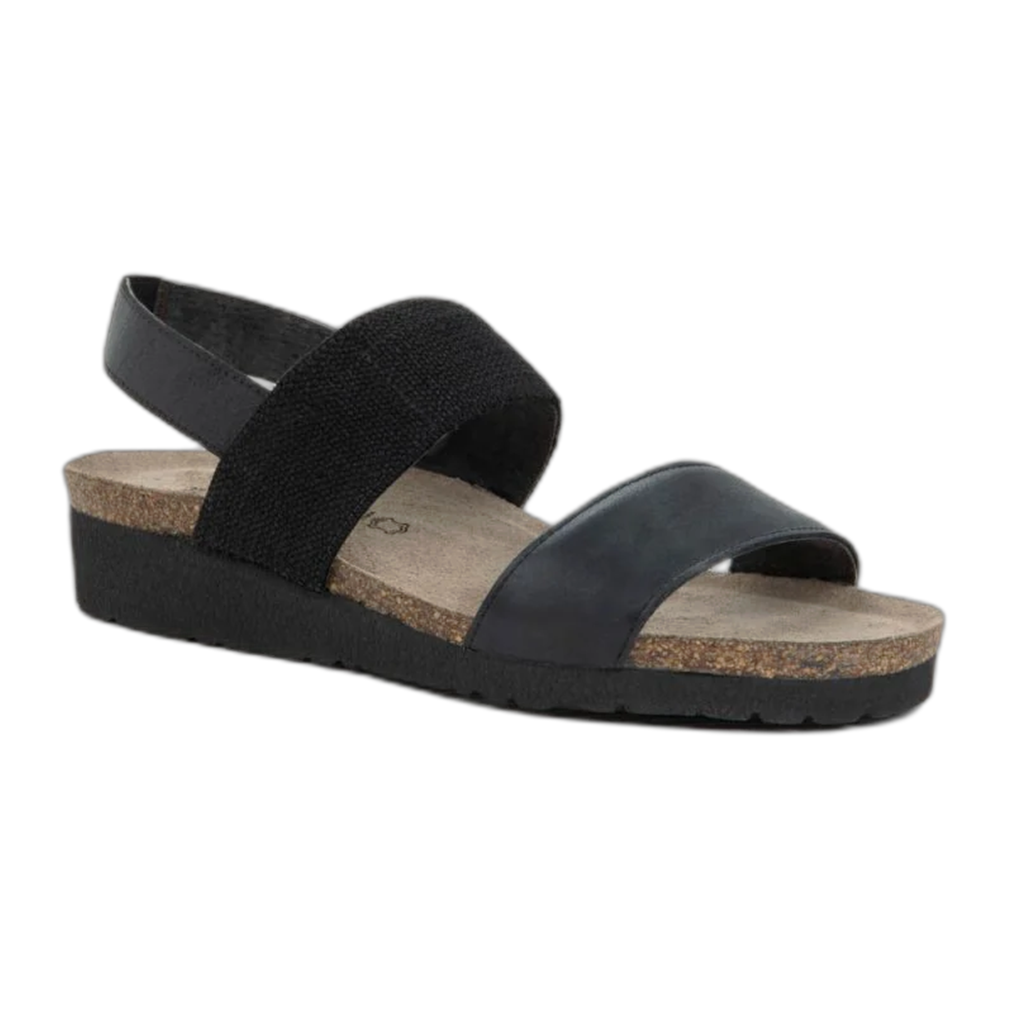 Naot - Amy - Shiny Black Leather/Black Elastic / M / 36