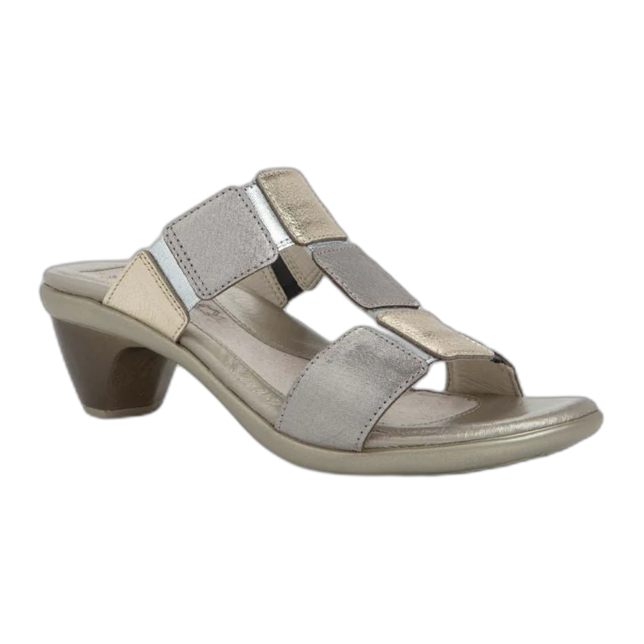 Naot - Form - Silver Threads Leather/Radiant Gold Leather/Soft Silver Leather / M / 36
