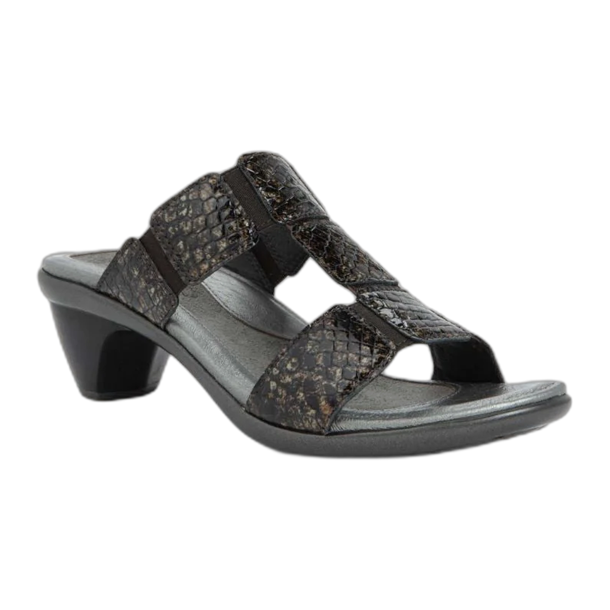 Naot - Form - Reptile Patent Leather/Walnut Leather / M / 37