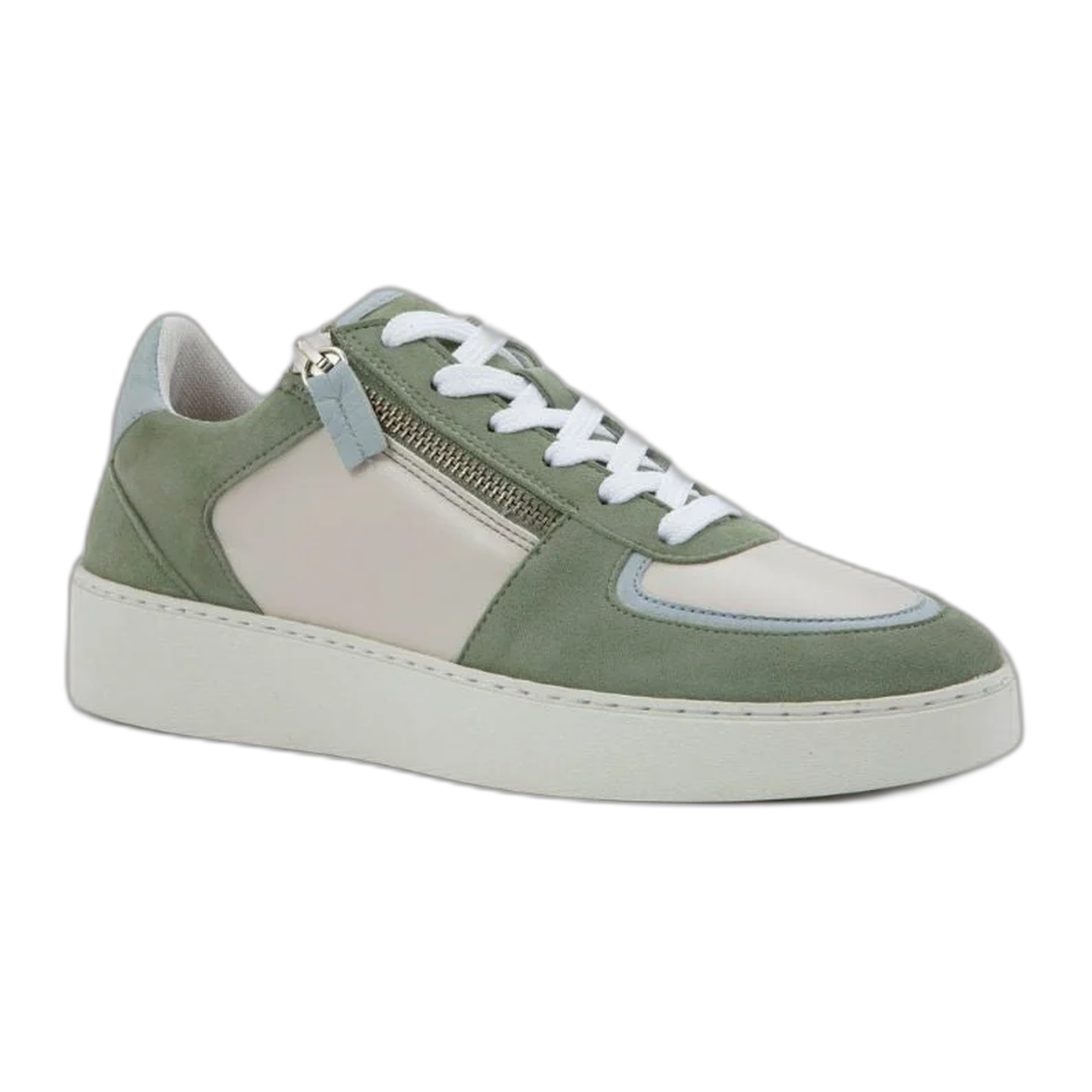 Naot - Newbury - White/Gray Blue/Sage Combo / M / 36