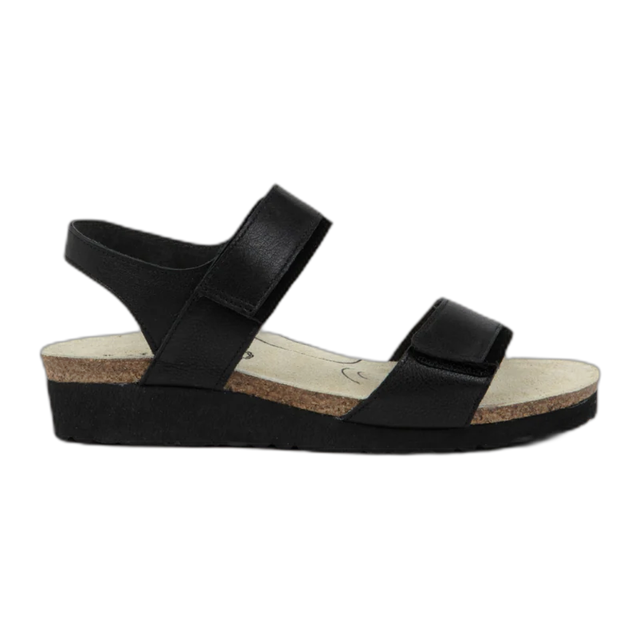 Naot - Aisha Arch Pro - Black Leather/Black Suede / M / 36