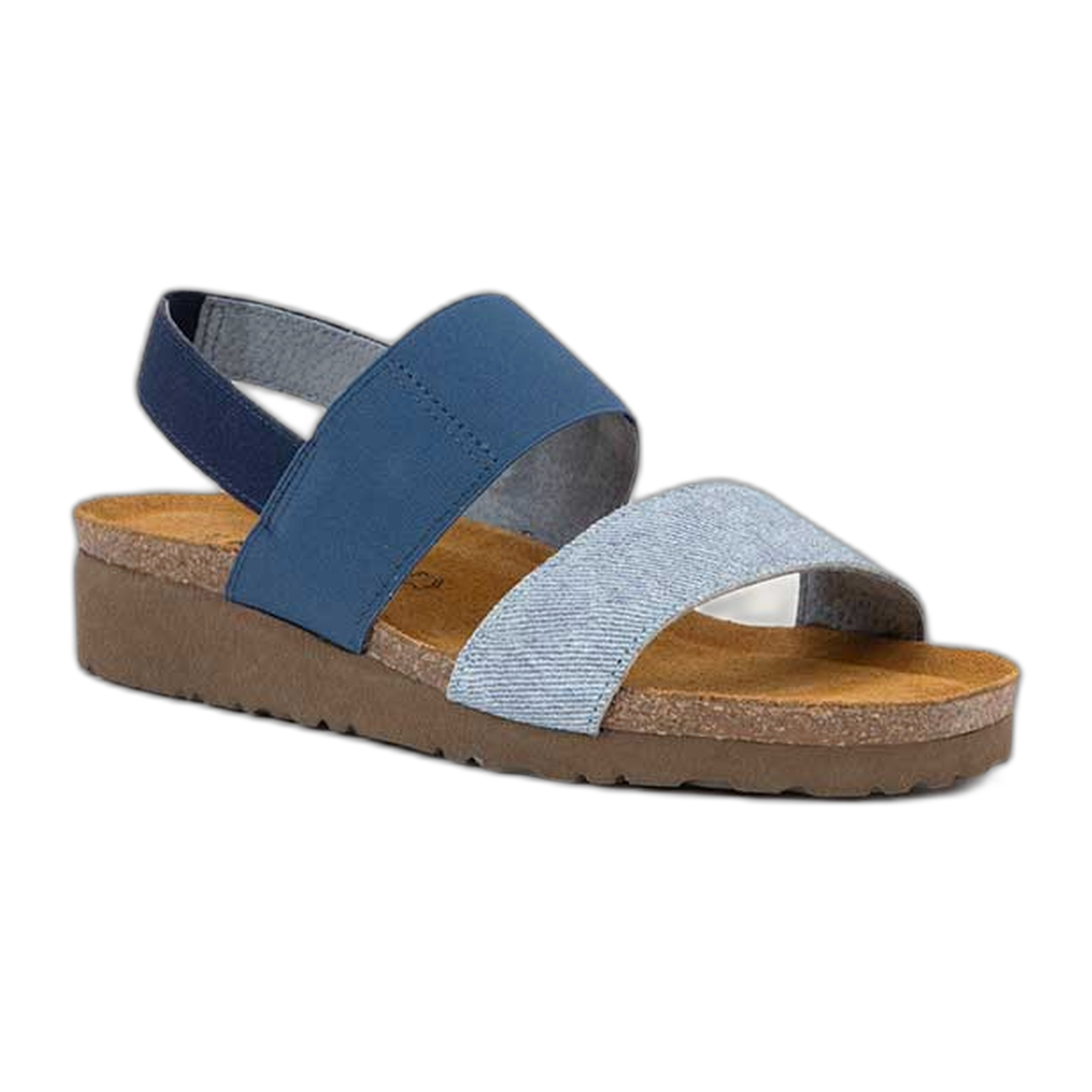 Naot - Amy - Denim Washed Suede/Navy Elastic / M / 37