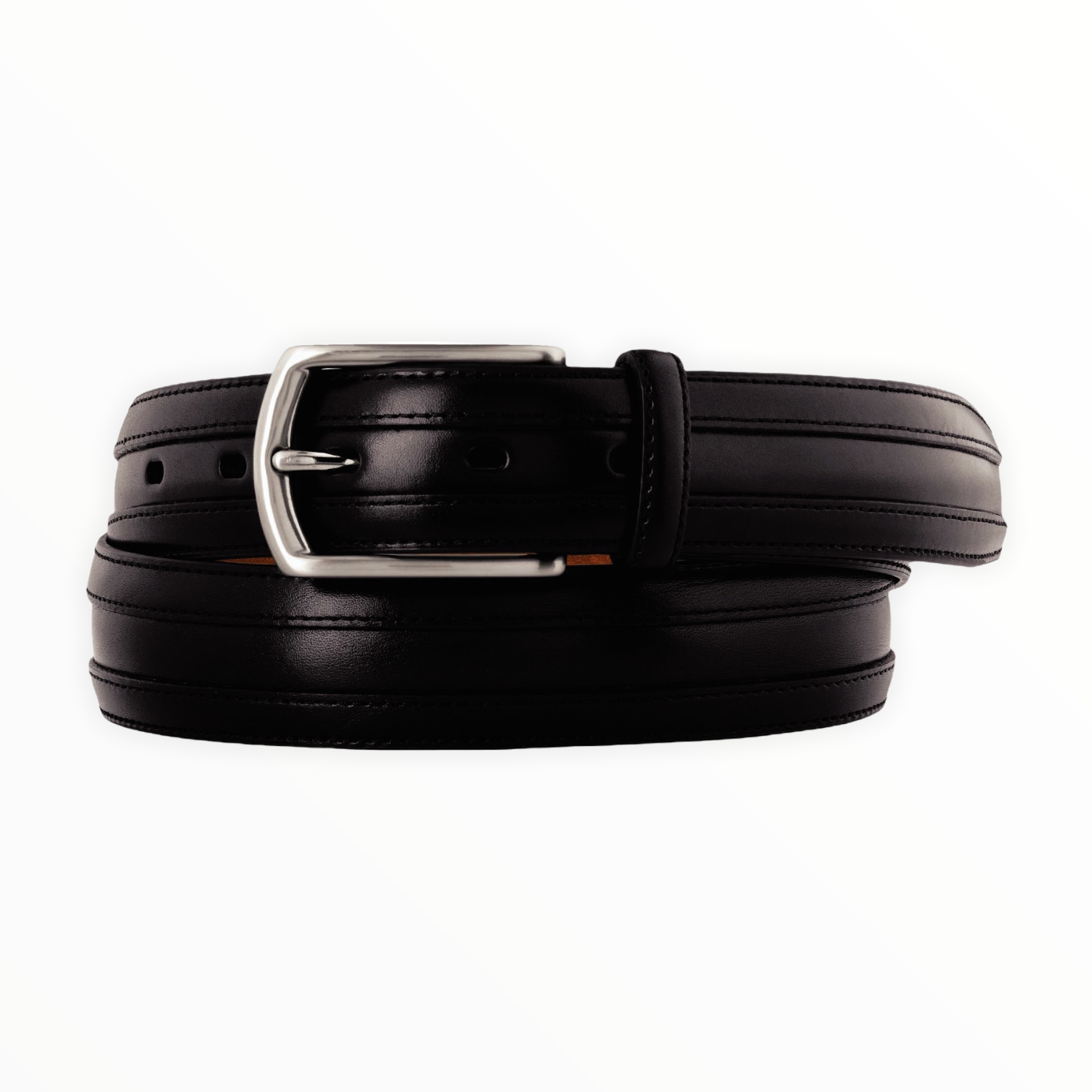 Johnston & Murphy - Double Calf Belt - Black / 38