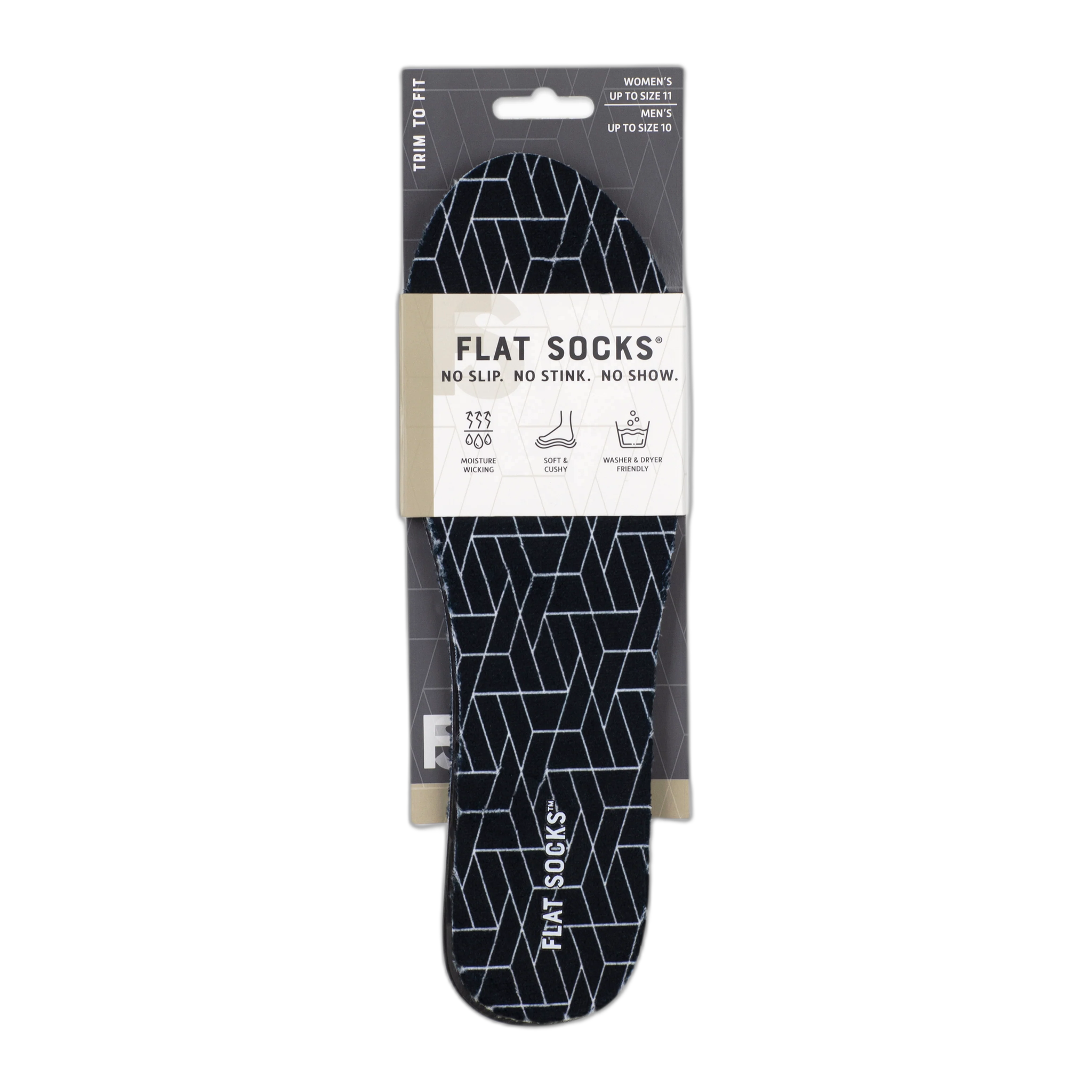 Flat Socks® - Flat Socks - S / Black