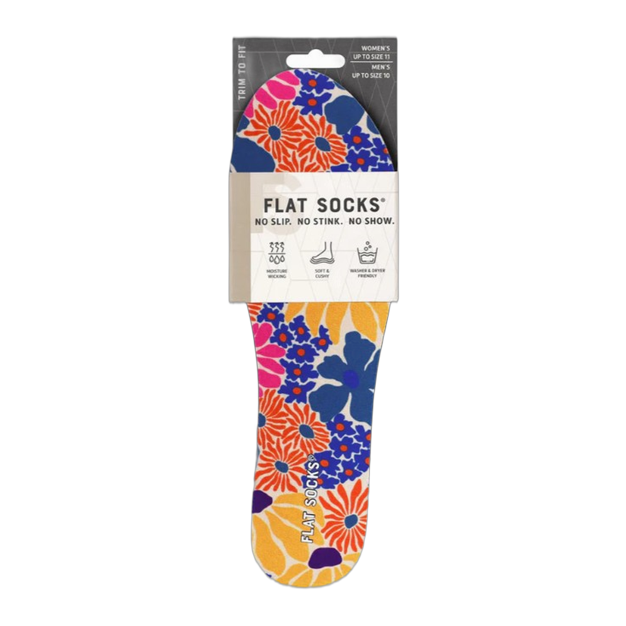 Flat Socks® - Flat Socks - S / Groovy Bloom