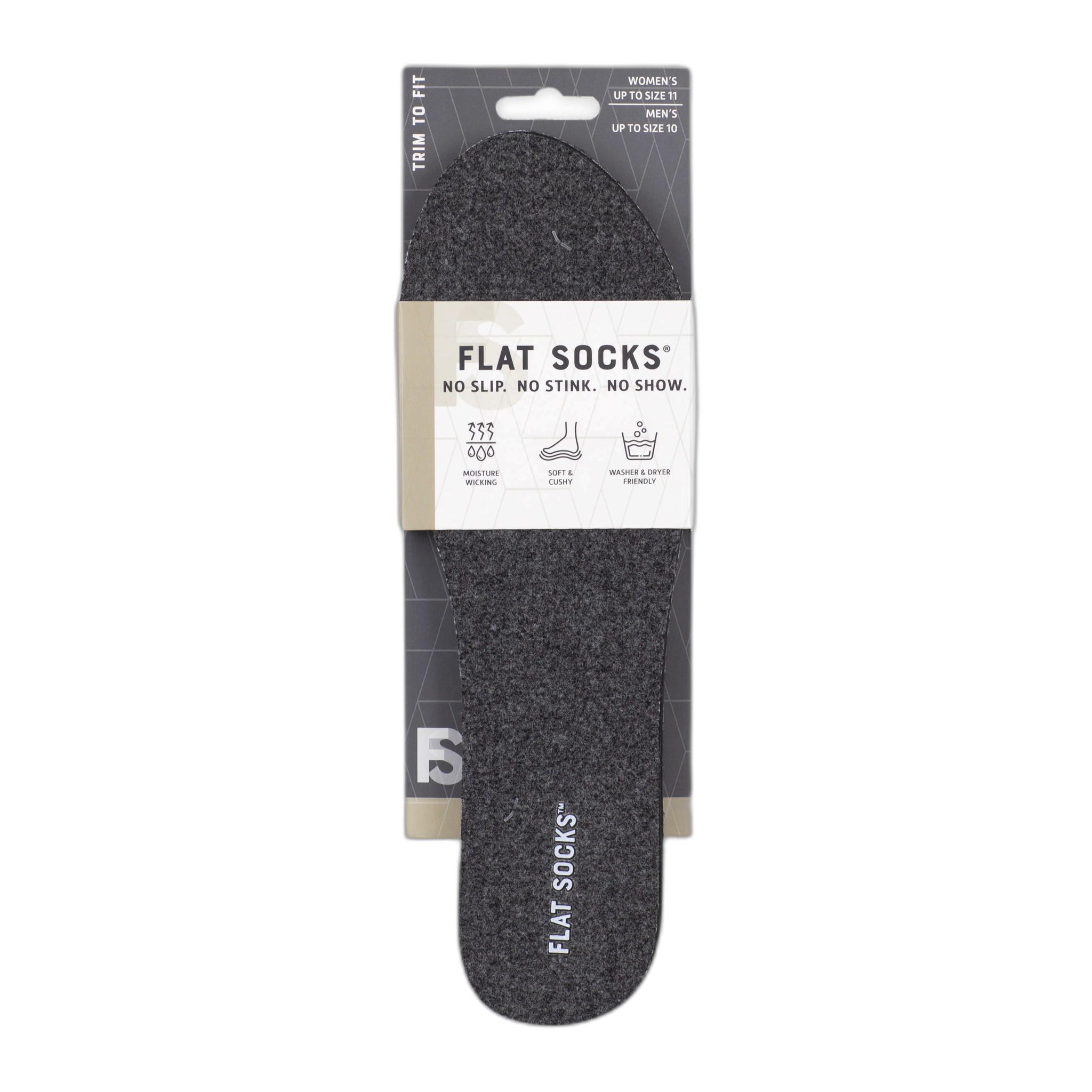 Flat Socks® - Flat Socks - S / Dark Grey