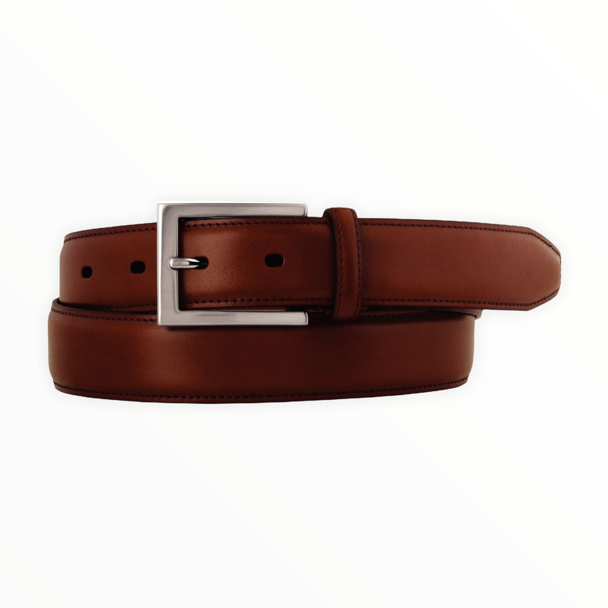 Johnston & Murphy - Johnston & Murphy Dress Belt - Cognac / 32