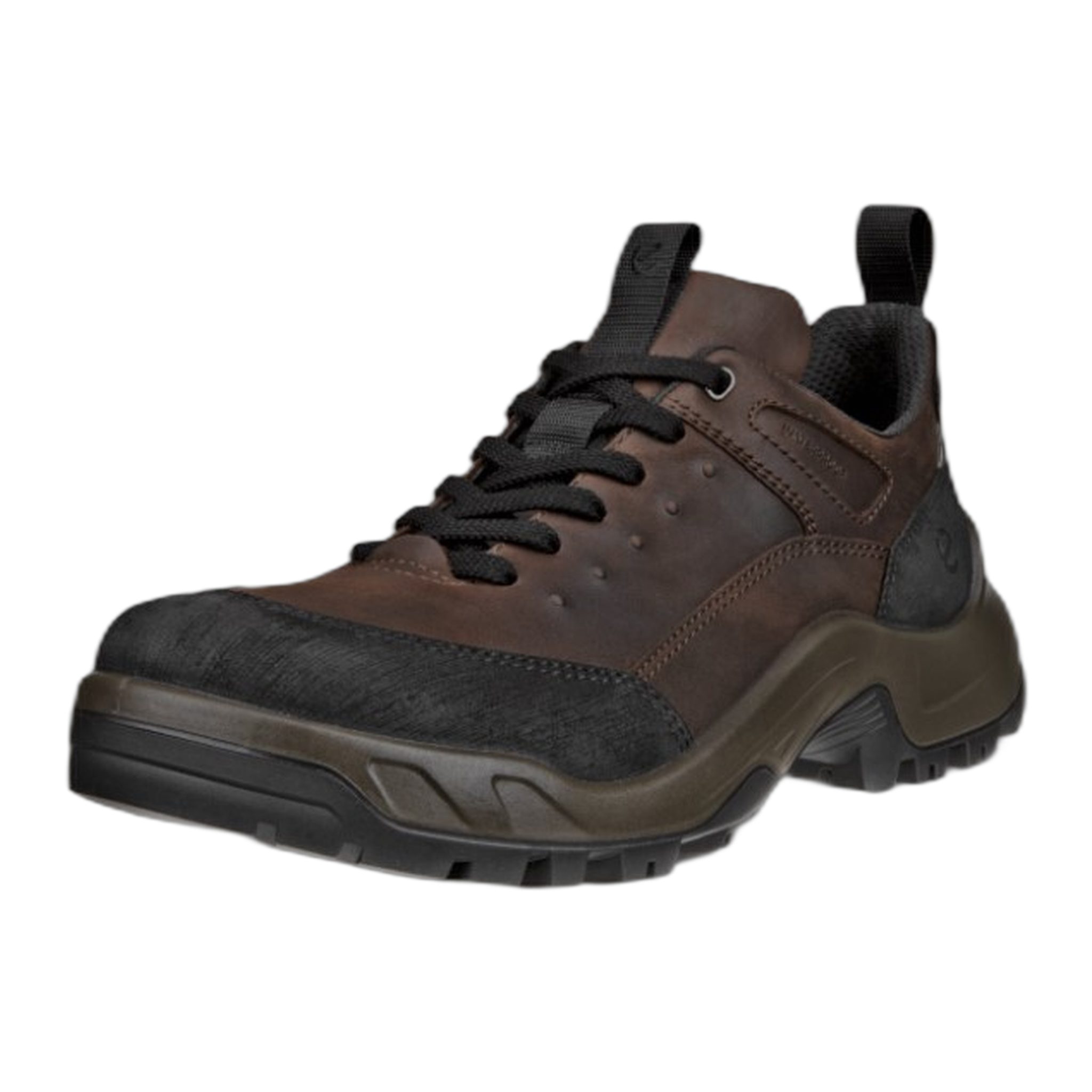 Ecco - Men's Offroad Waterproof Hiking Sneaker - Black/Mocha / M / 41