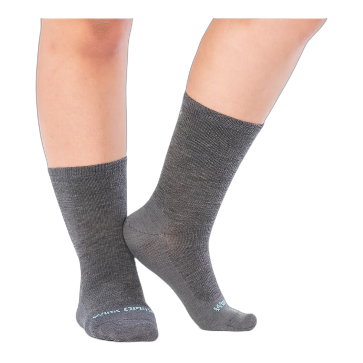 Women's Solid Basic Lightweight Crew Socks