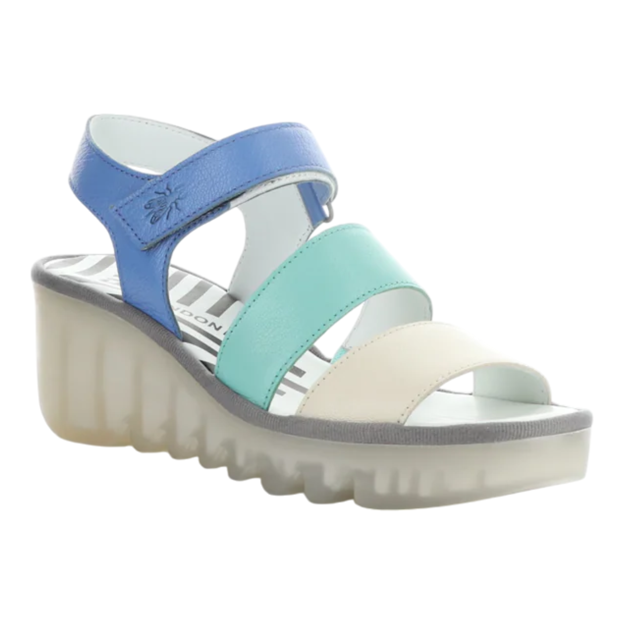 Fly London - Bexy - Off White/Mint/Blue / M / 39