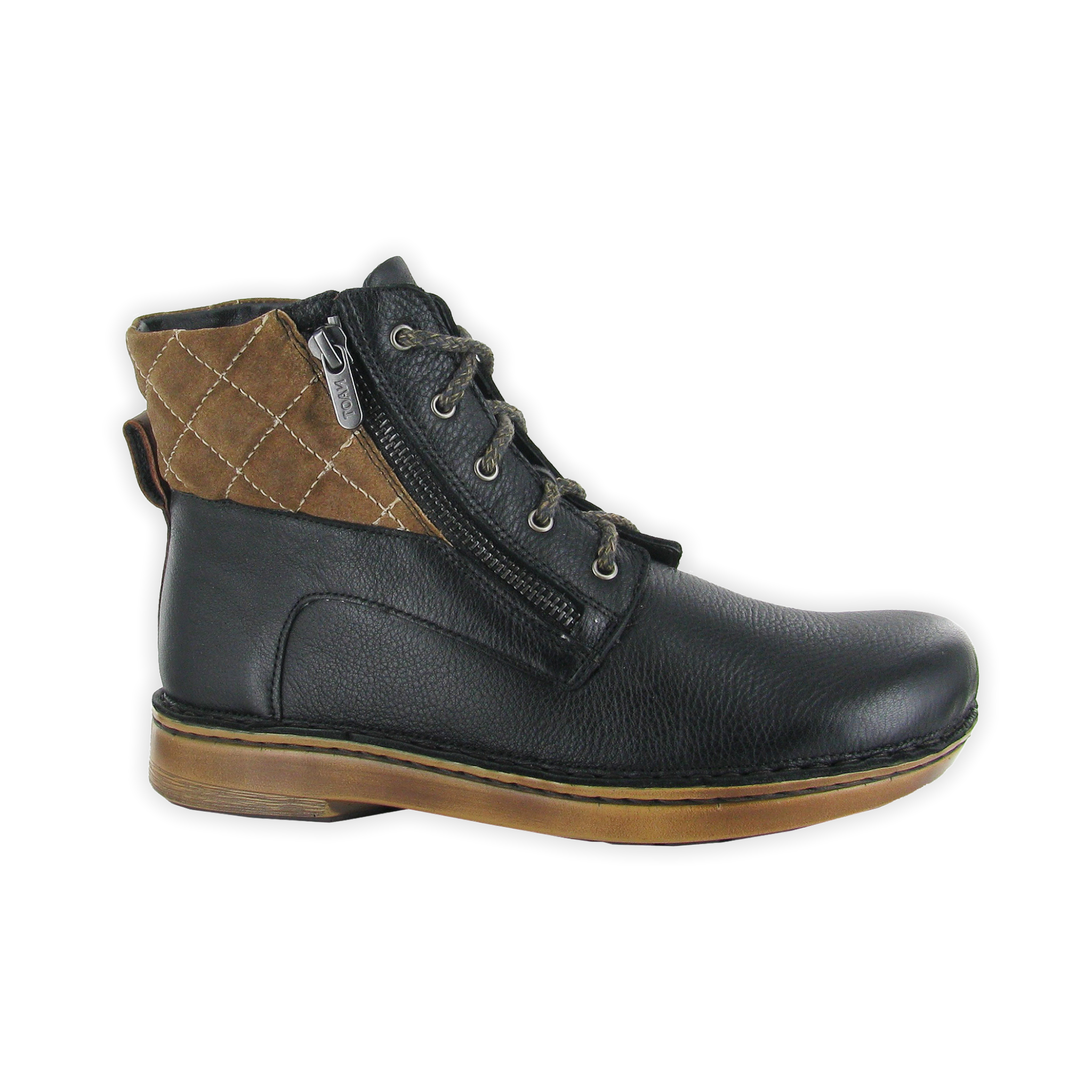 Naot - Castera - Sft Blk/Antq Brn/Sft Chestnut / M / 36