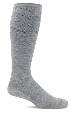 SockWell - Women's Circulator | Moderate Graduated Compression Socks - ASH / M/L