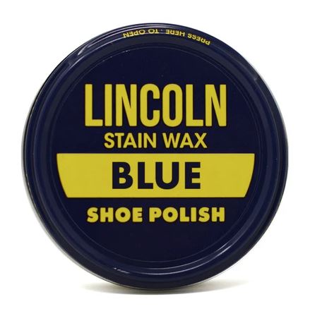 Lincoln - Original Stain Wax Shoe Polish - Blue / One Size