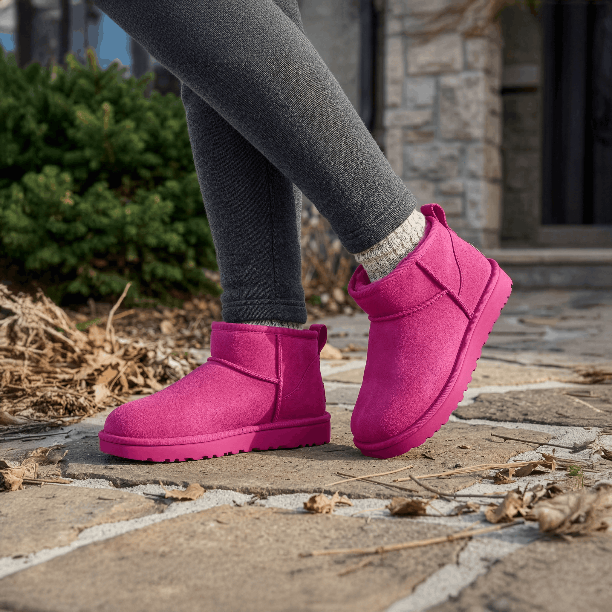 UGG® - Women's Classic Ultra Mini - Dark Peony / M / 6
