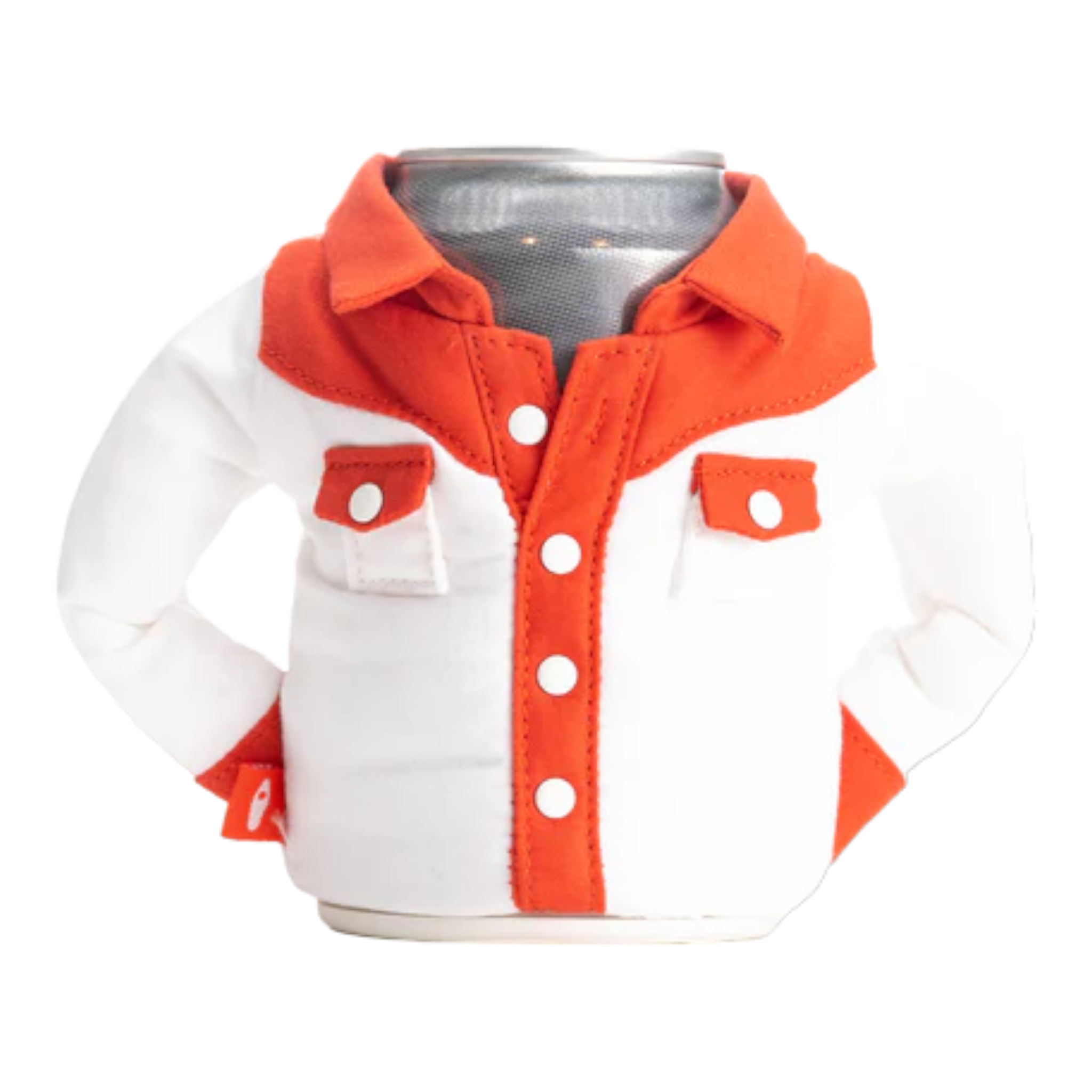 Puffin Coolers - The Howdy - Sandy White/Risky Red