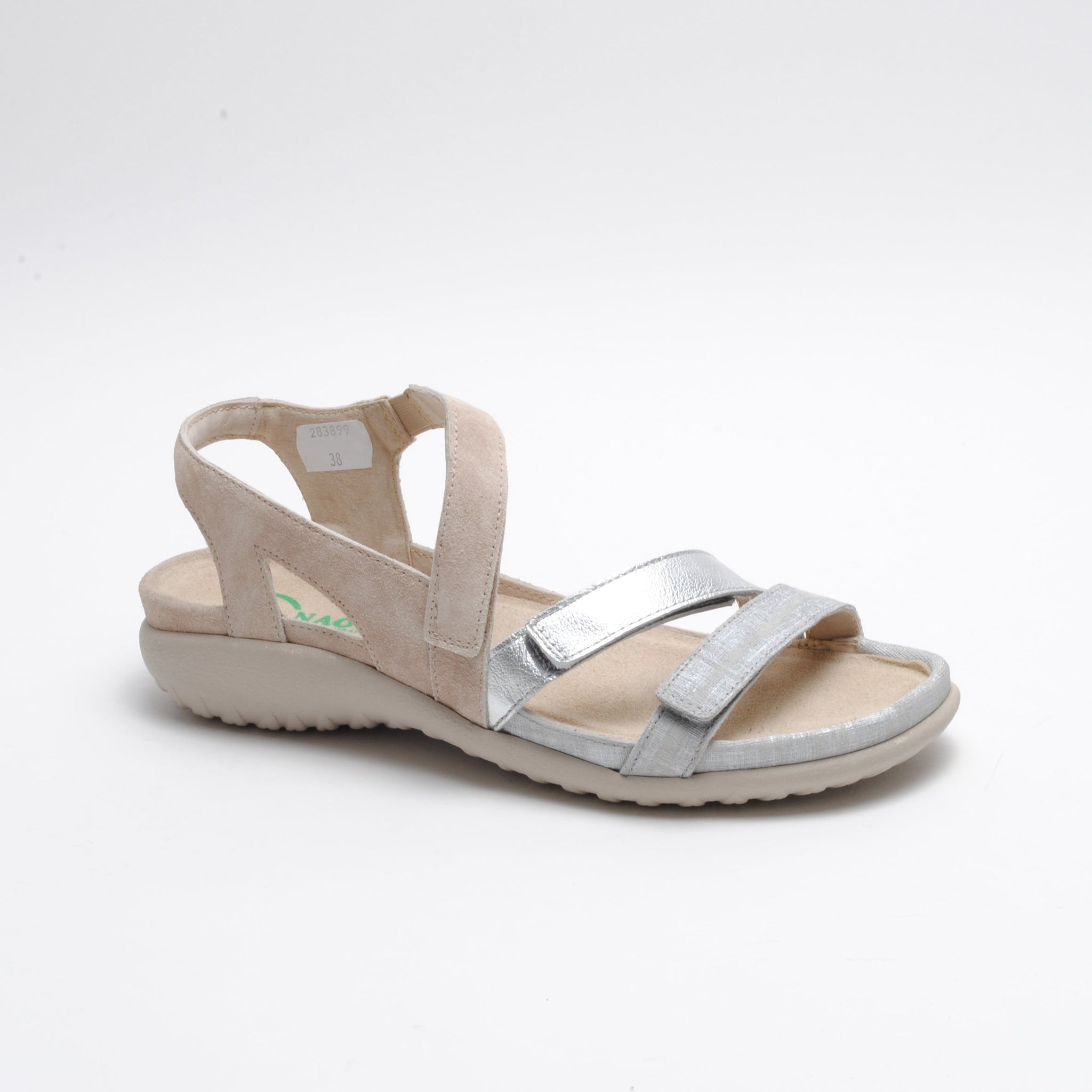 Naot - Whetu - Gray Linen/Soft Silver / M / 35