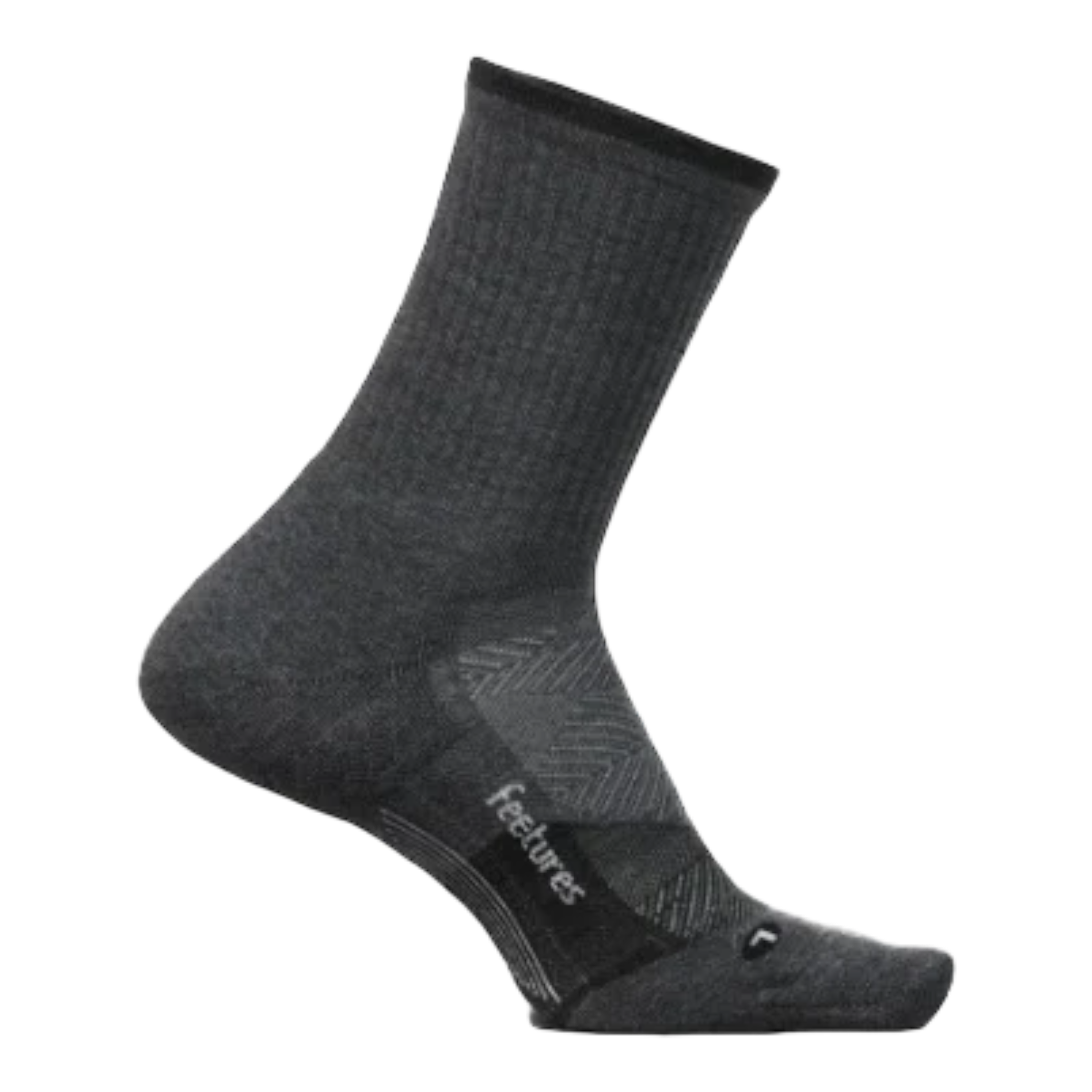 Feetures - Max Cushion Mini Crew - Charcoal / M
