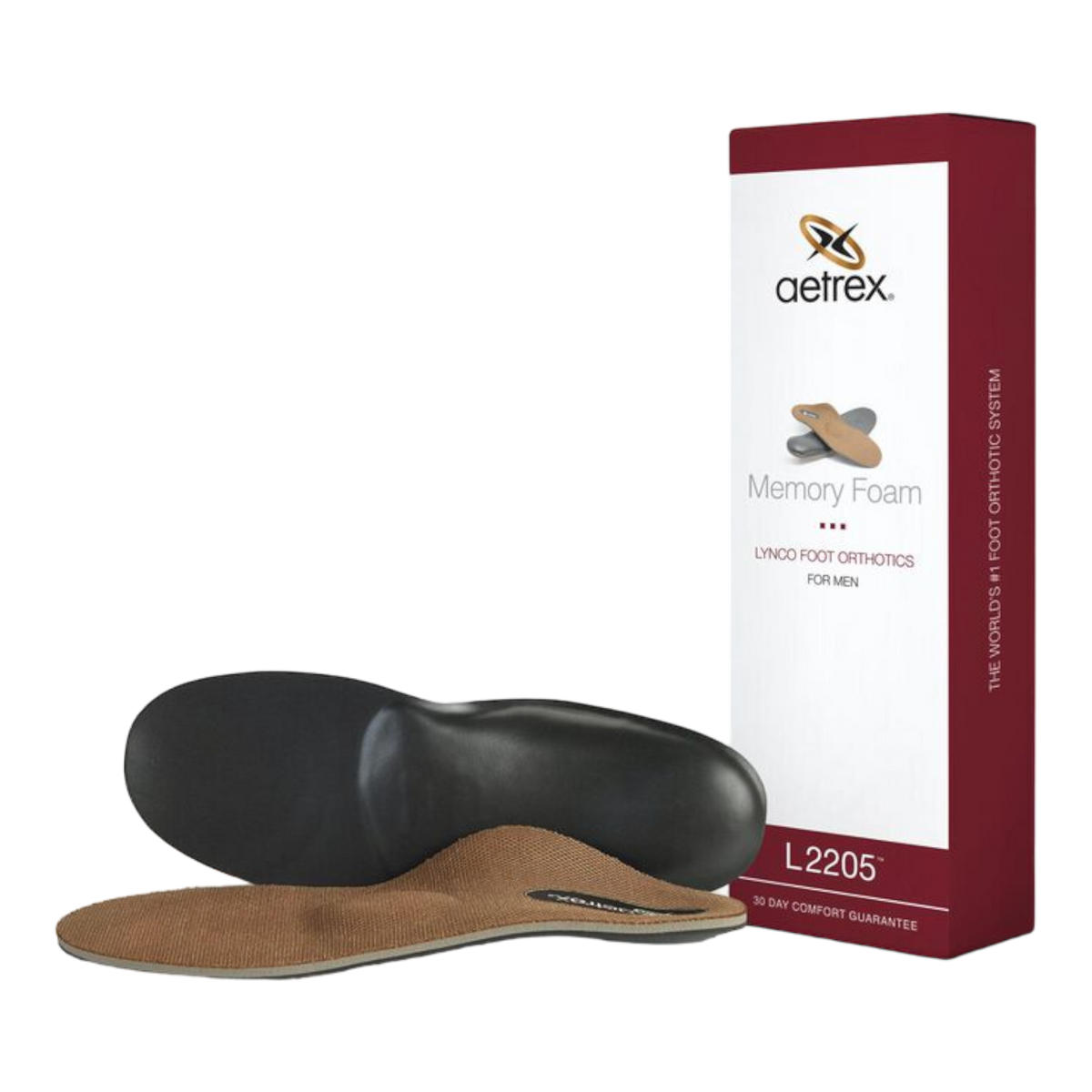 Lynco - Men's Memory Foam Orthotics W/ Metatarsal Support