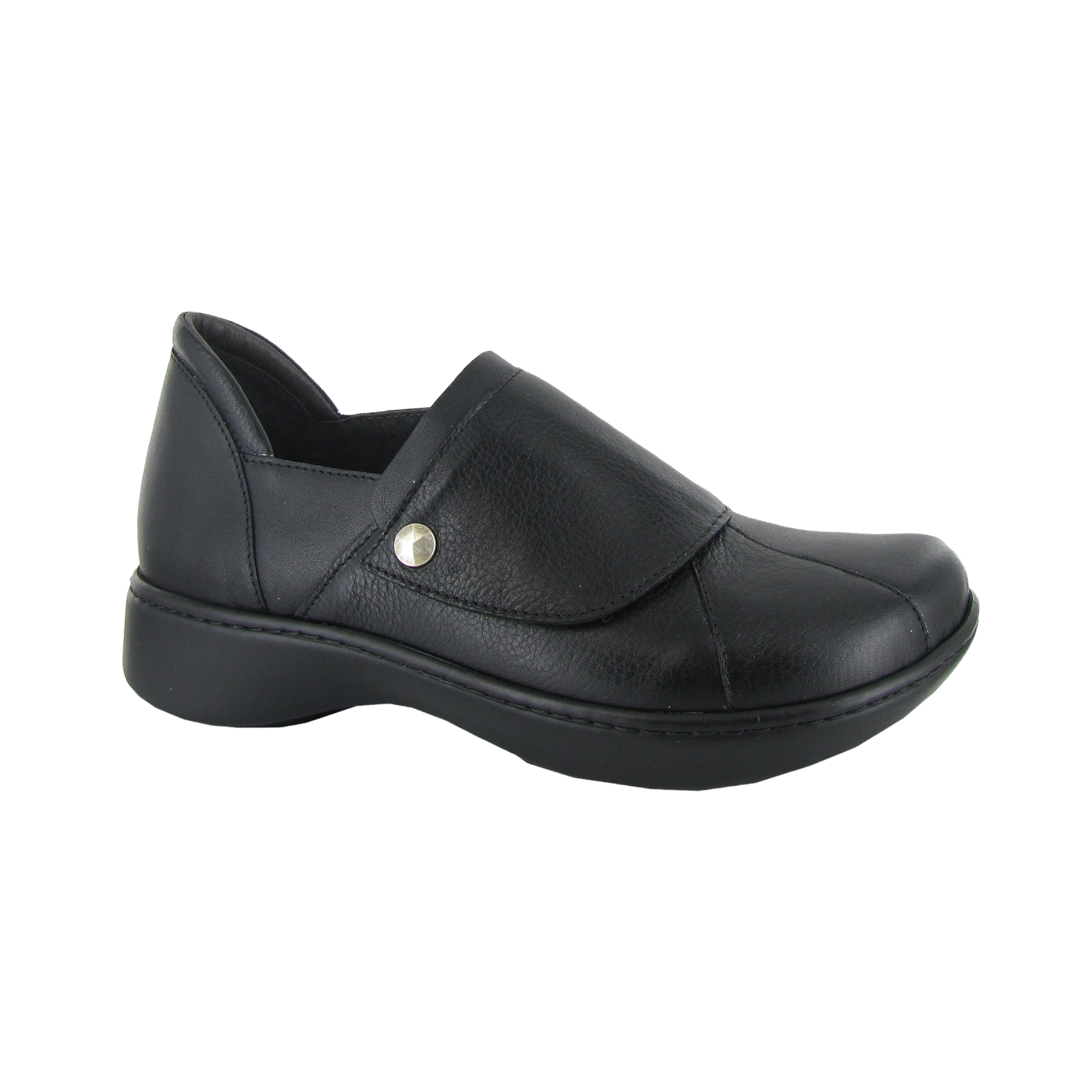 Naot - Lagoon - Jet Blk Lthr/Sft Blk Lthr Comb / M / 35