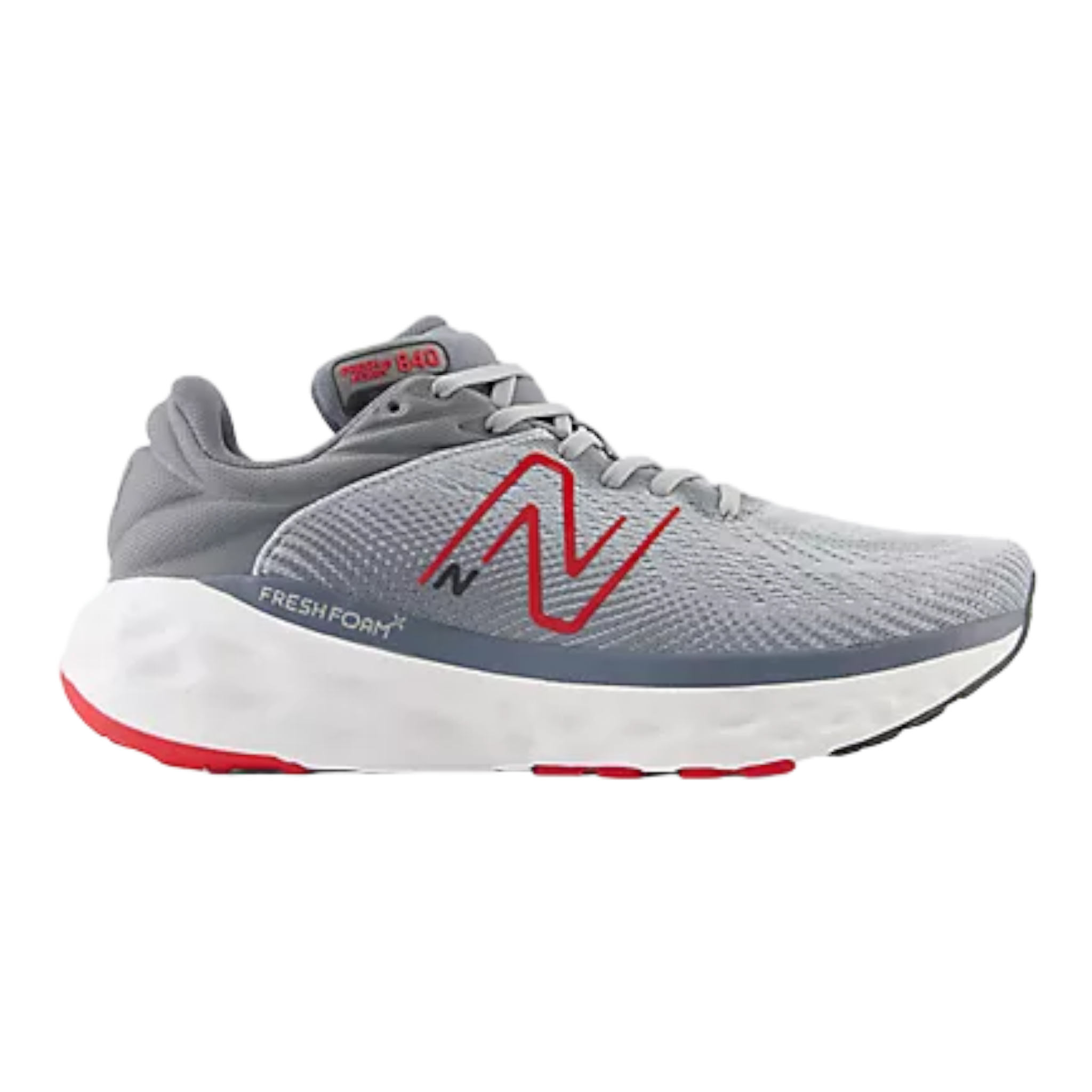 New Balance - 840 Fv1 - Aluminum Grey/True Red / M / 12.5