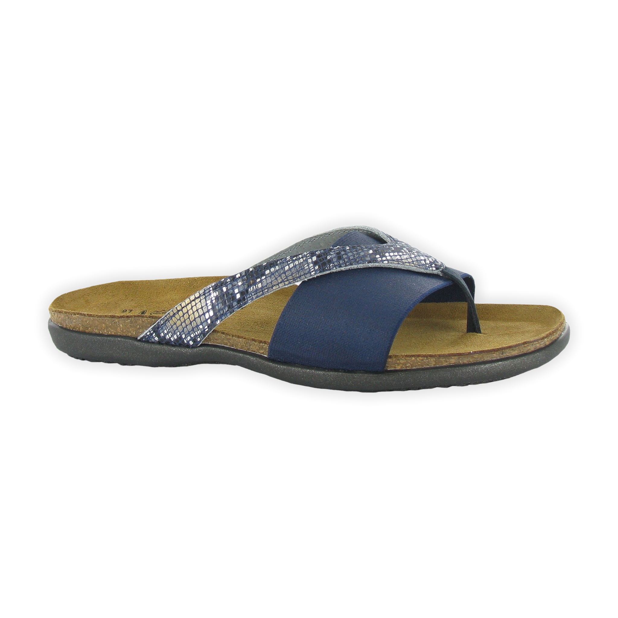 Naot - Penelope - Navy Python/Navy Elastic/Navy Nubuck / M / 41