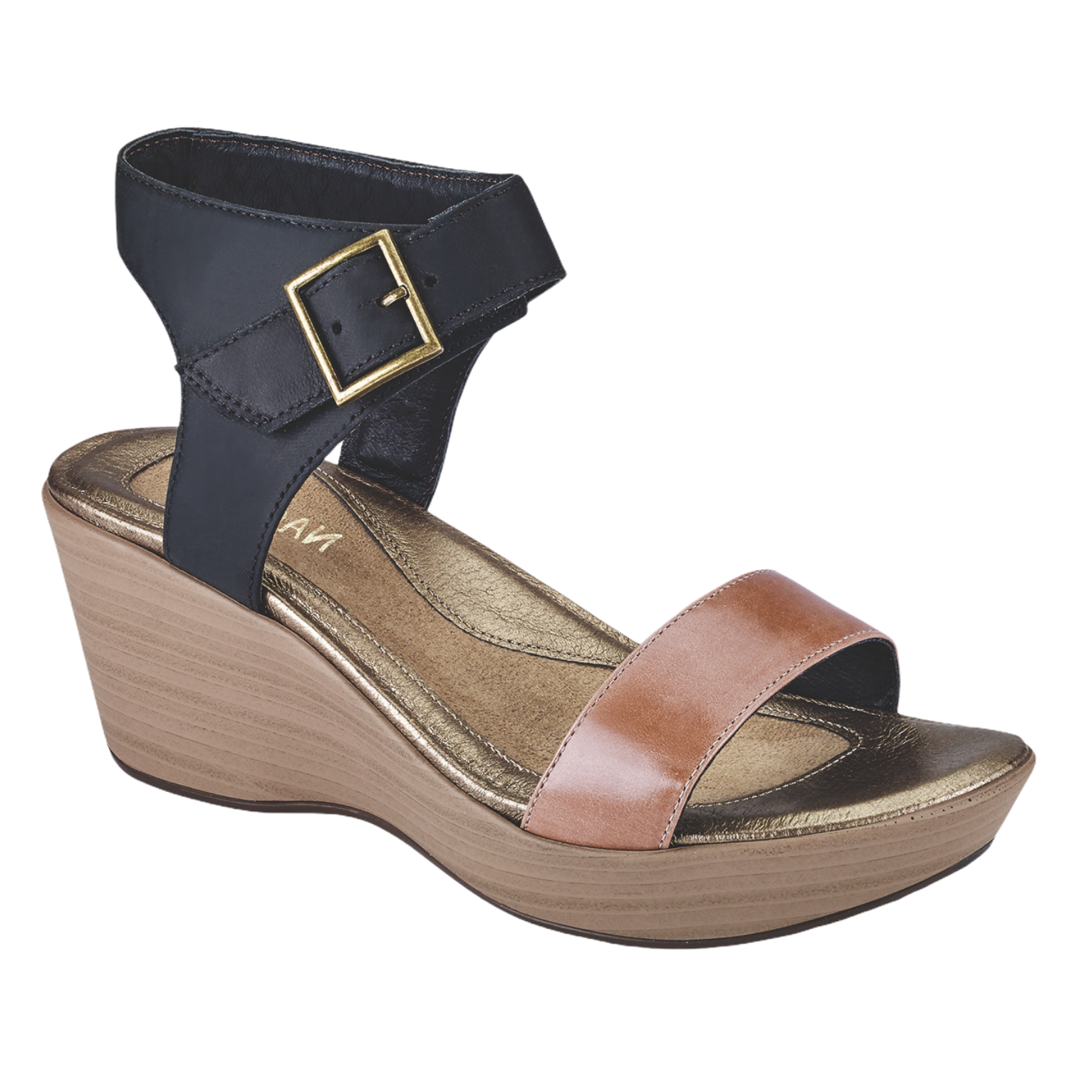 Naot - Caprice - Arizona Tan Lthr/Oily Coal Nub / M / 40