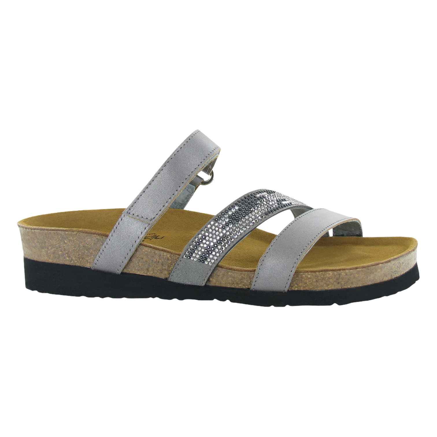 Naot - Columbus - Mirror Lthr/Gry Blk Rvts / M / 37