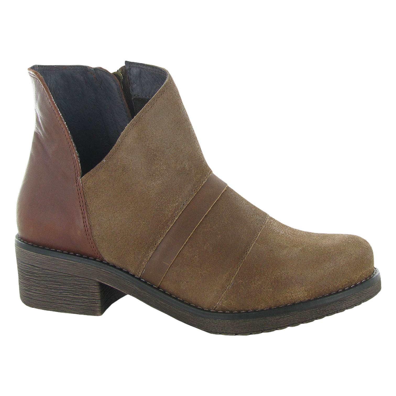 Naot - Emerald - Antq Brn Sued/Sft Chst/Sadl Br / M / 37