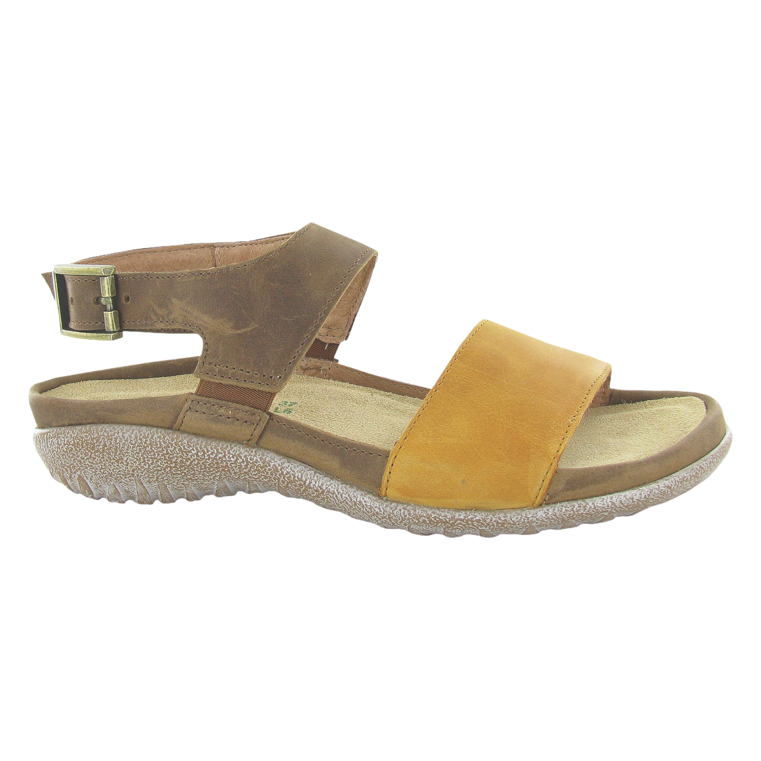 Naot - Haki - Oily Dune Nub/Saddle Brn Lthr / M / 36