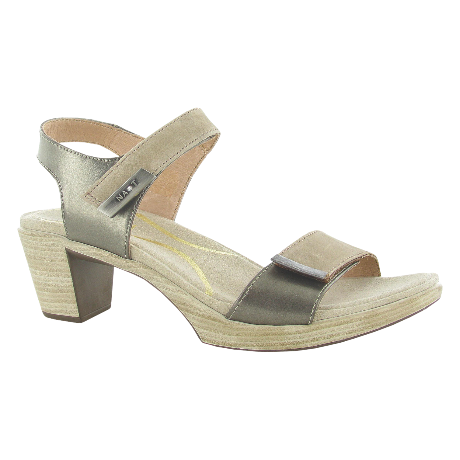 Naot - Intact - Khaki Beige/Pewter Lthr/Mirror / M / 37