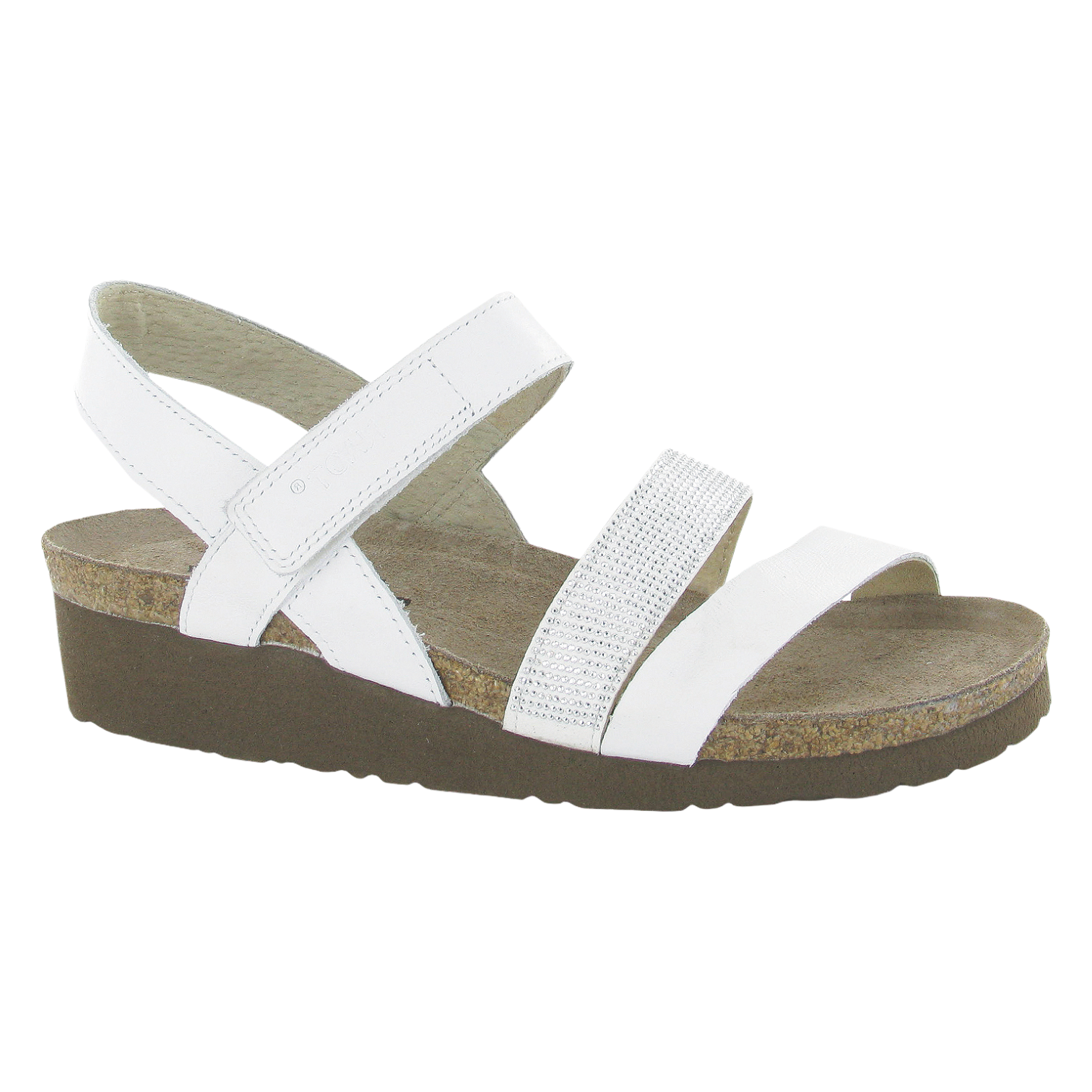 Naot - Krista - White Lthr/White W/Silv Rivets / M / 37