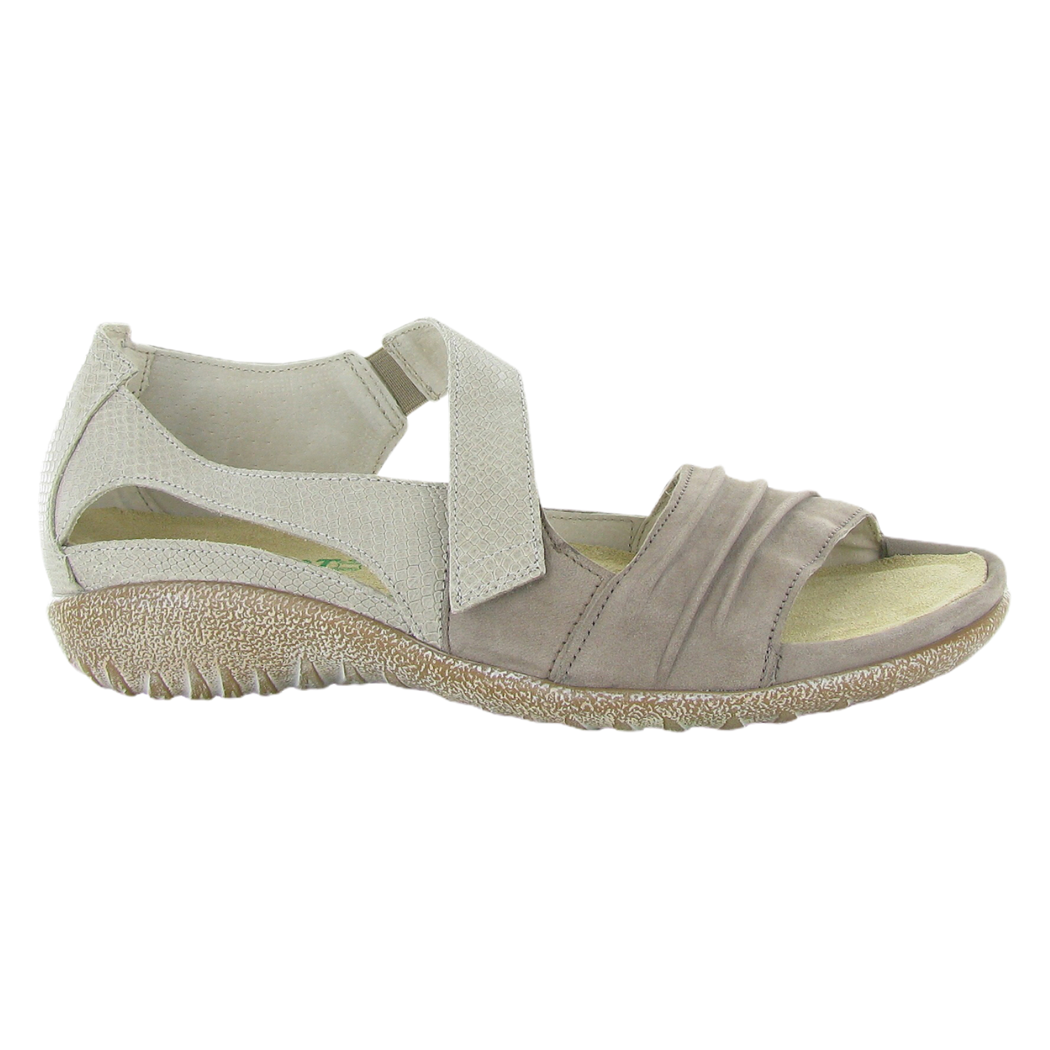 Naot - Papaki - Stone Nbk/Beige Lizard Lthr / M / 35
