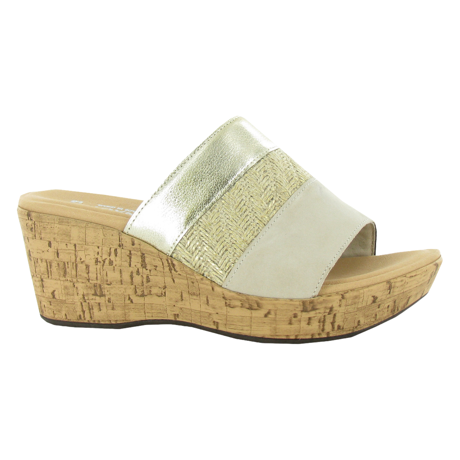 Naot - Tiki - Beige Nbk/Braid/Rdnt Gld Lthr / M / 40