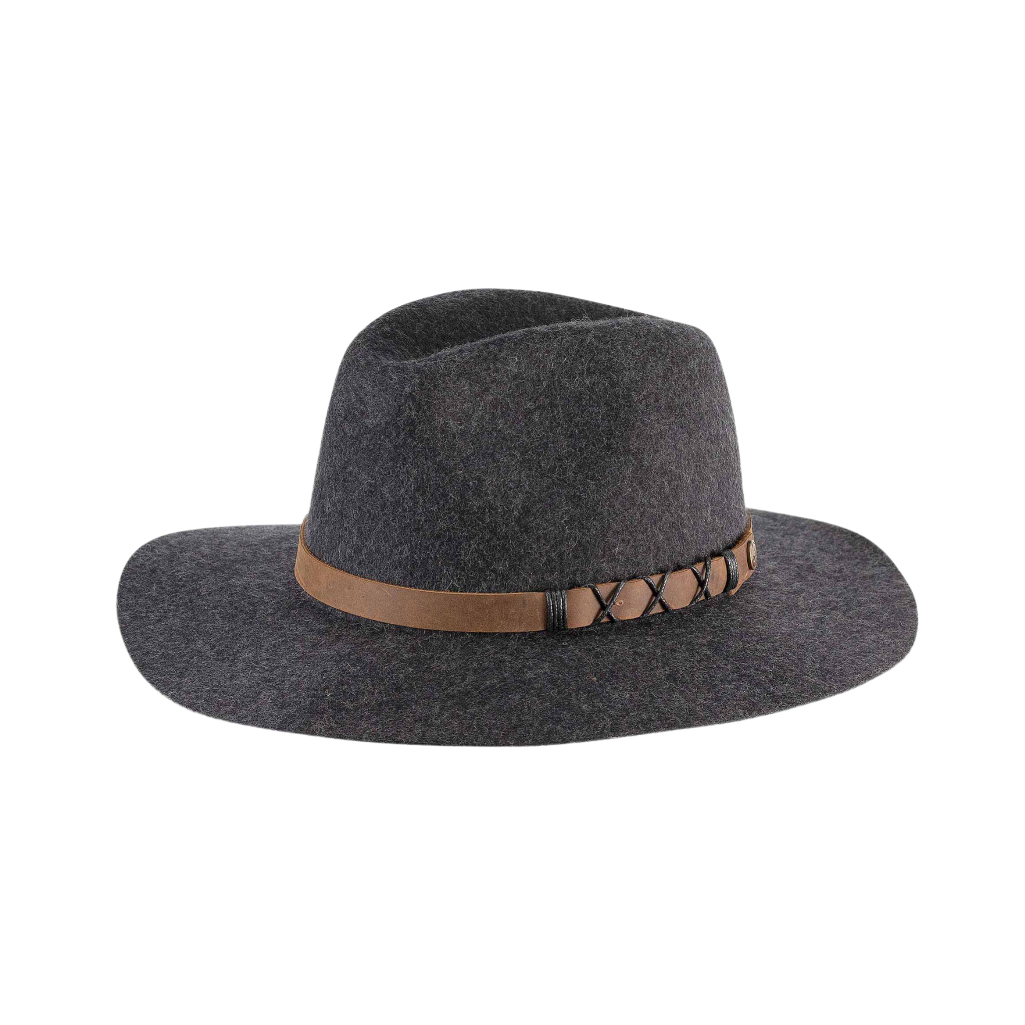 Pistil - Soho Wide Brim Hat - Charcoal / One Size
