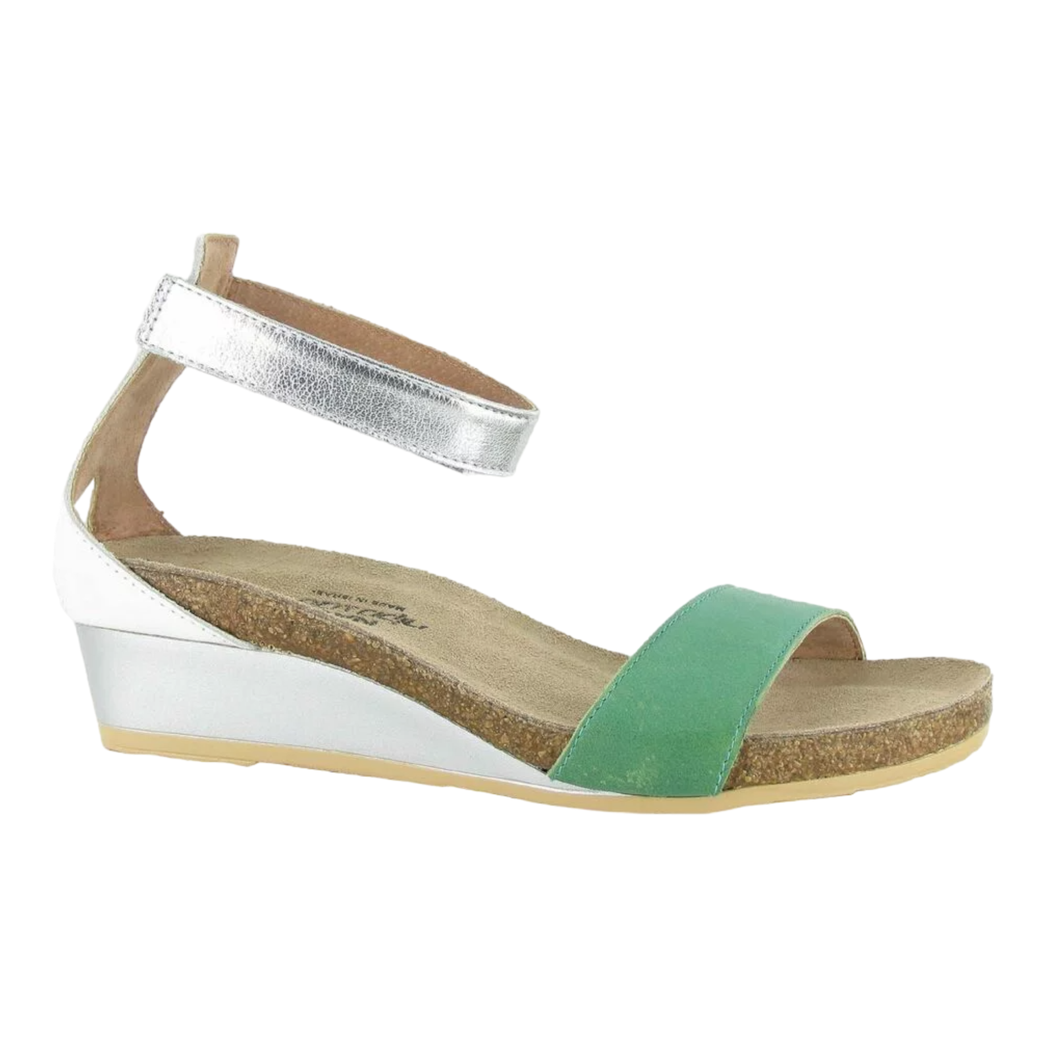 Naot - Pixie - Soft Jade Leather/Soft White Leather/Soft Silver Leather / M / 36