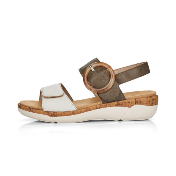Remonte - R6853 Jocelyn - Off White/Forest / M / 41