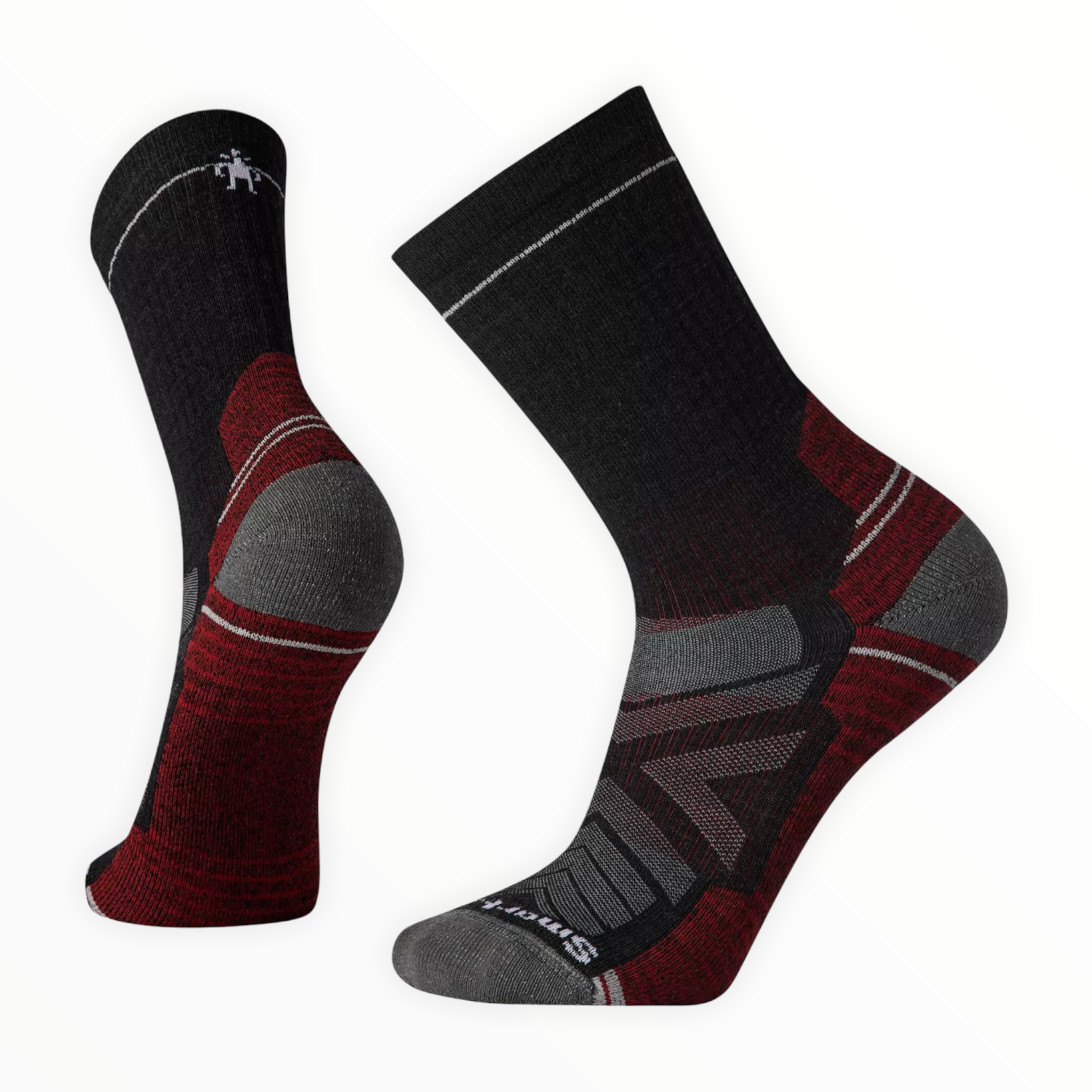 Smartwool - Men's Hike Light Cushion Crew Socks - Charcoal / M