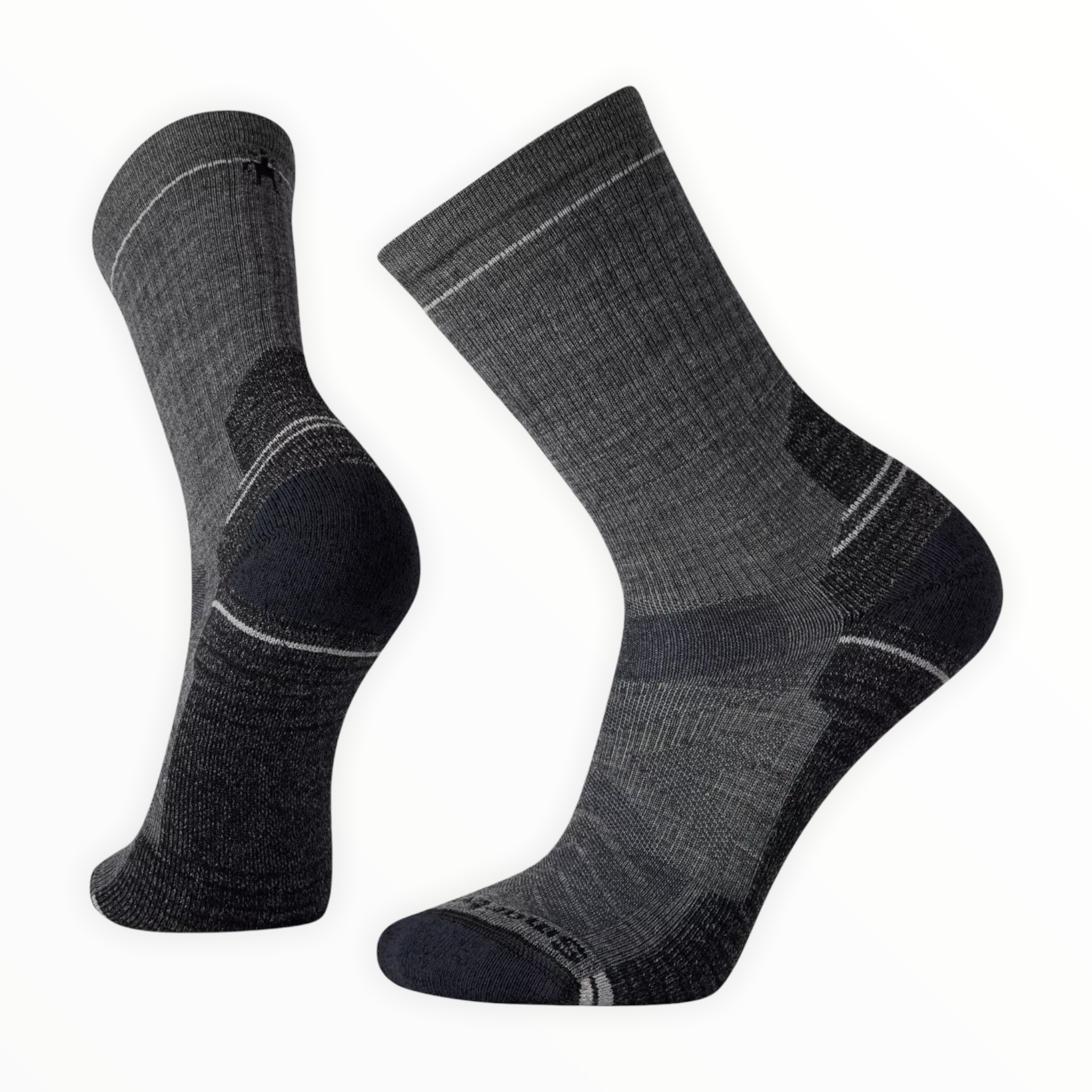 Smartwool - Men's Hike Light Cushion Crew Socks - Medium Gray / M