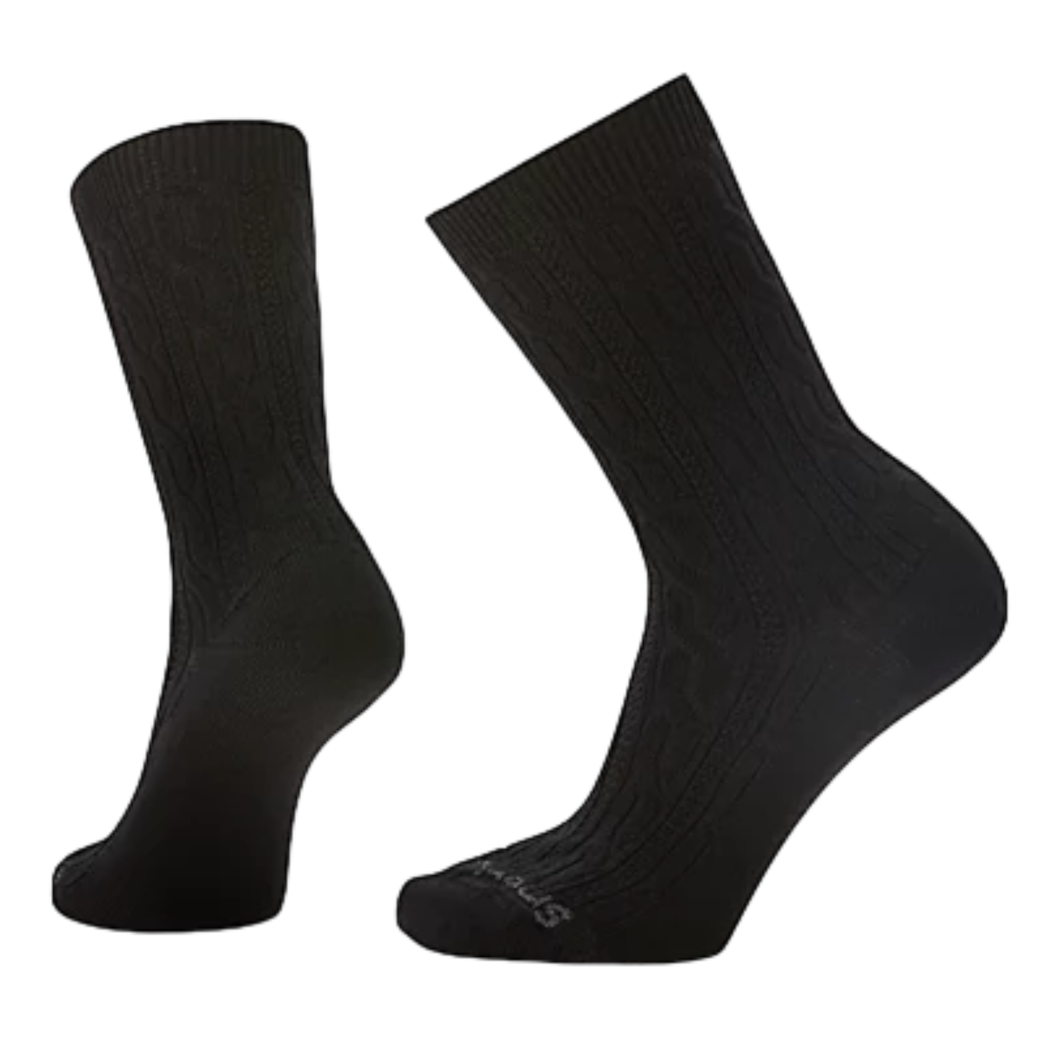 Smartwool - Everyday Cable Zero Cushion Crew Socks - Black / S