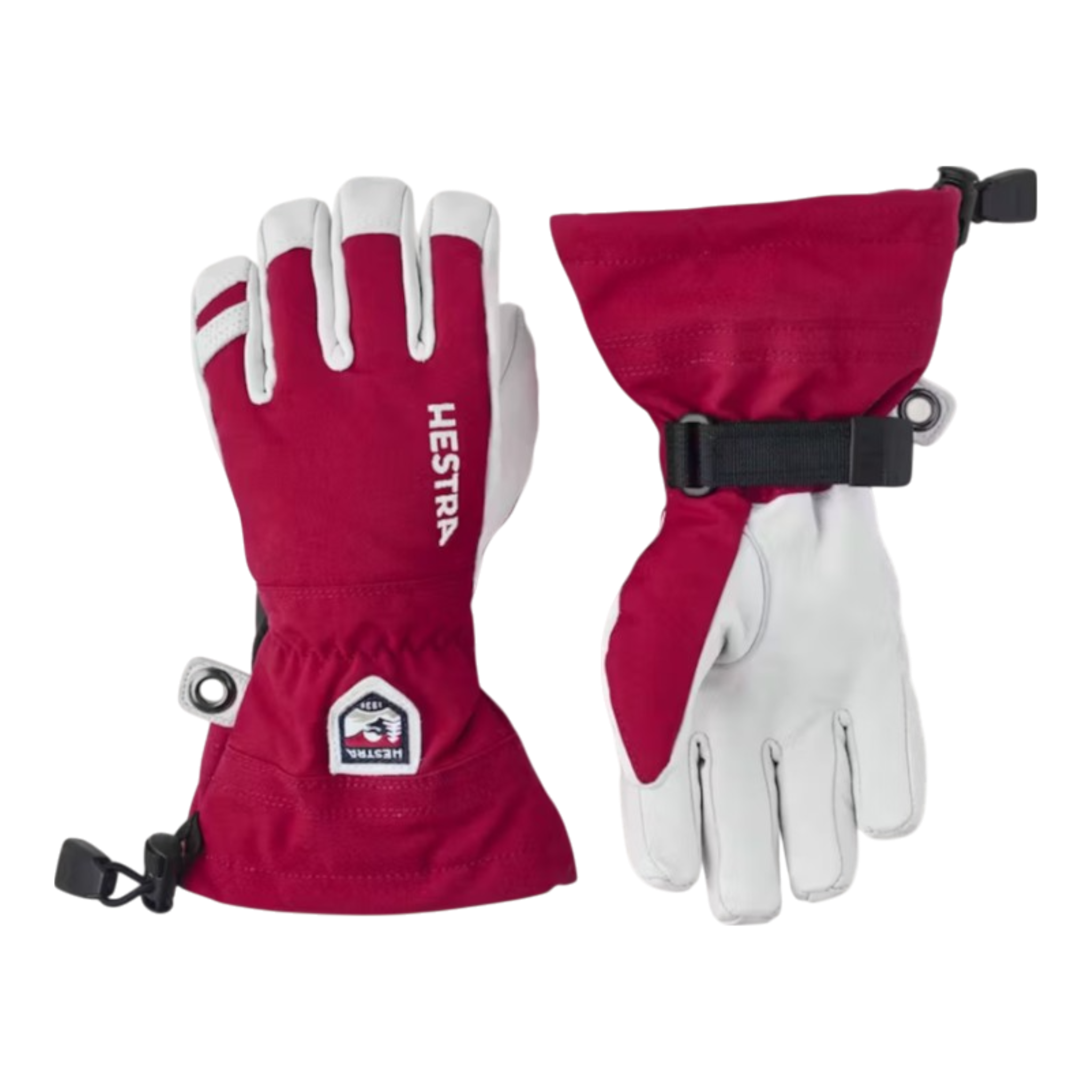 Hestra - Army Leather Heli Ski Jr. - Red / 3