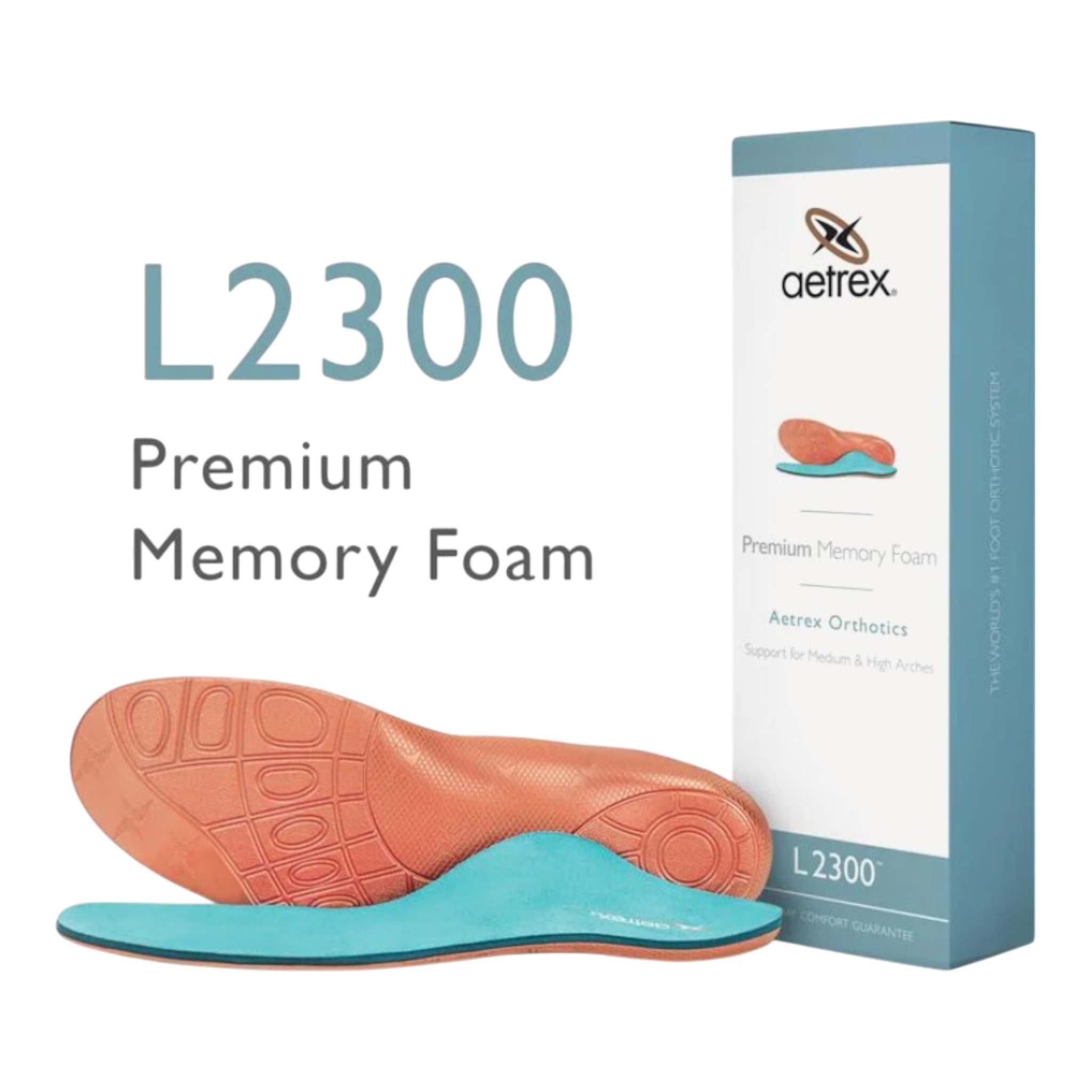 Lynco - Men's Premium Memory Foam Orthotics - Insole for Extra Comfort - 8