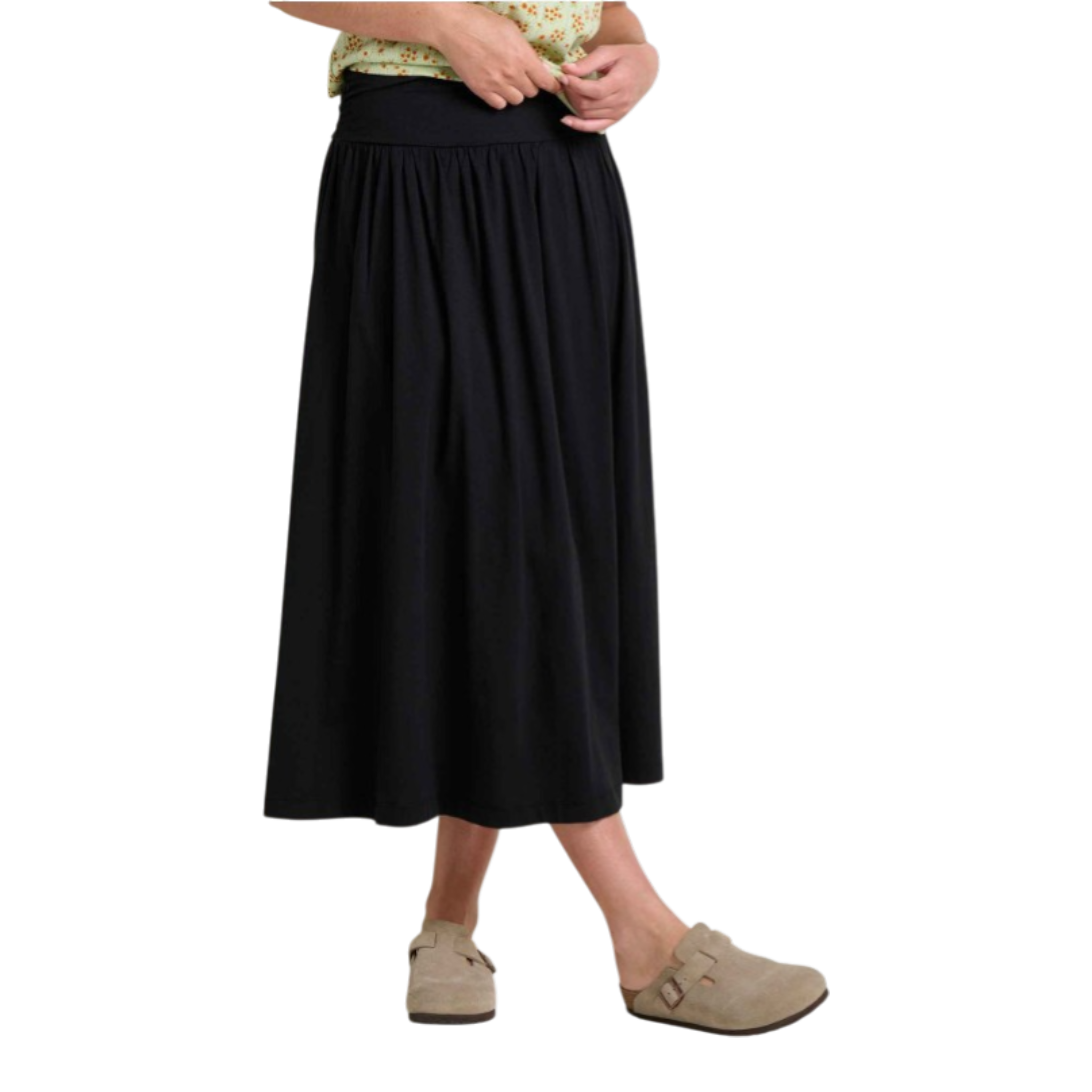 Toad&Co - Chaka Midi Skirt - True Black / S